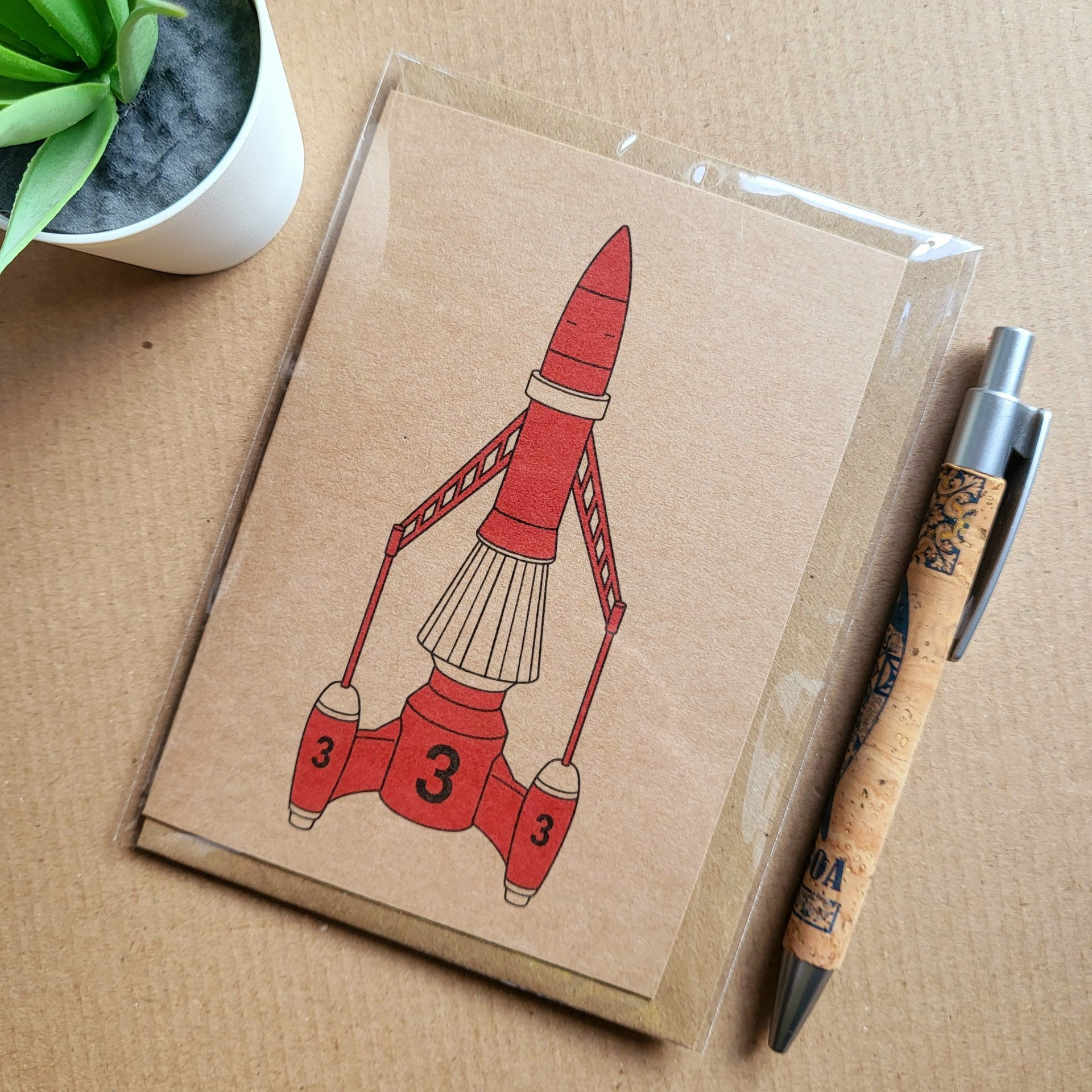 Thunderbird 3 greeting Card 