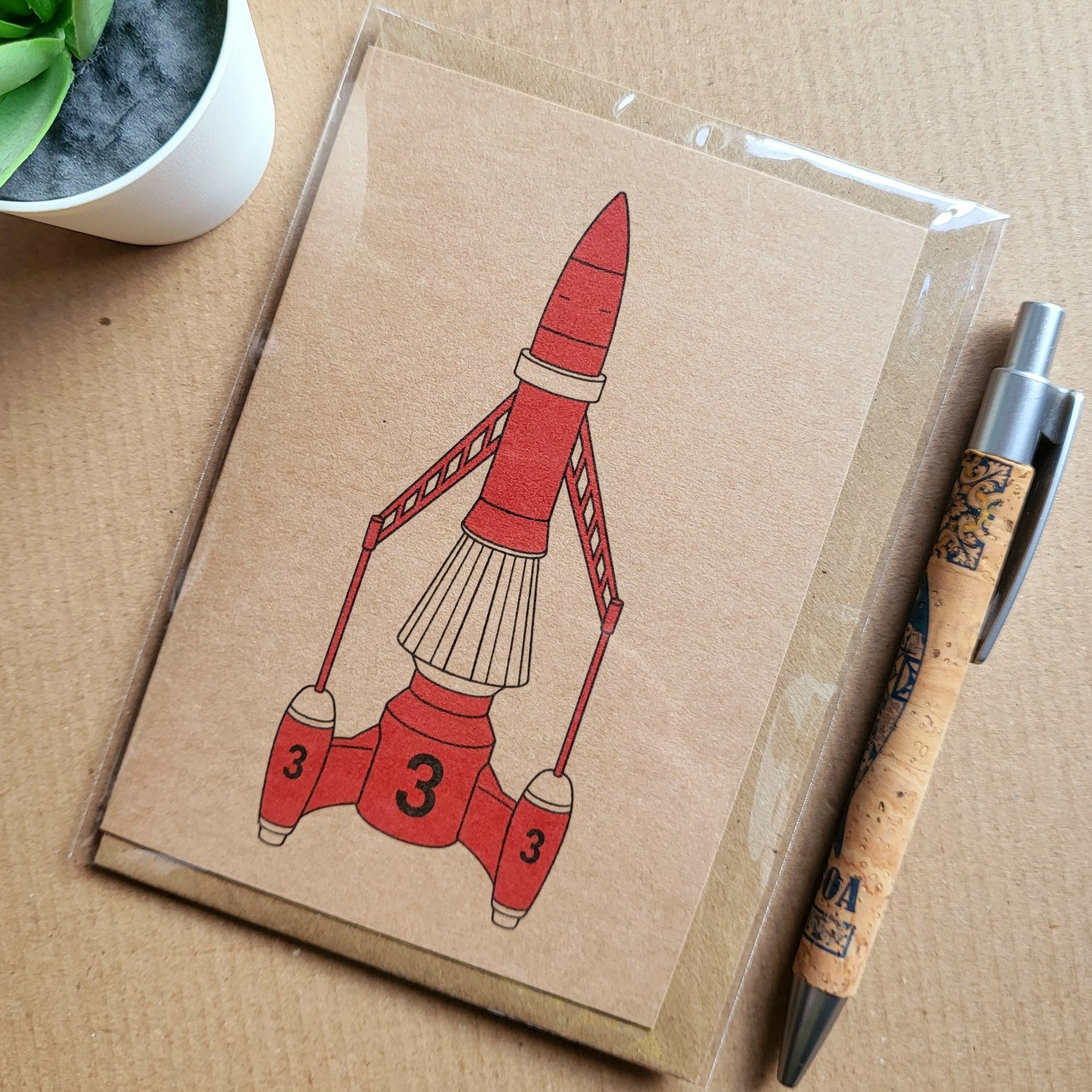 Thunderbird 3 greeting Card 