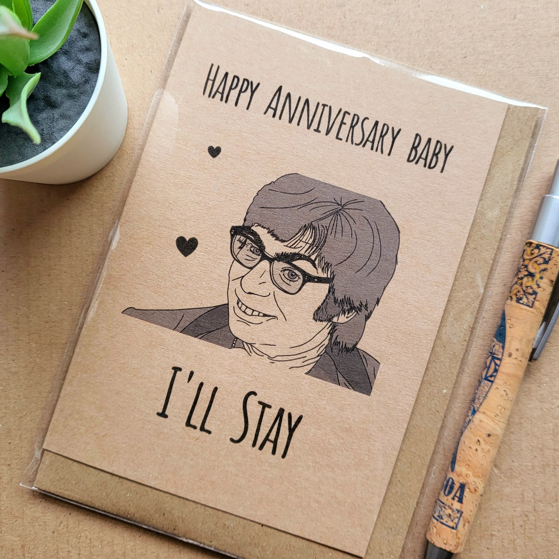 Funny Austin Powers Anniversary Card
