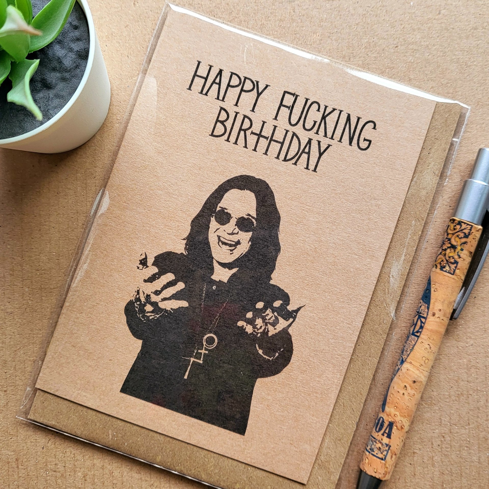 Ozzy Osbourne Birthday card