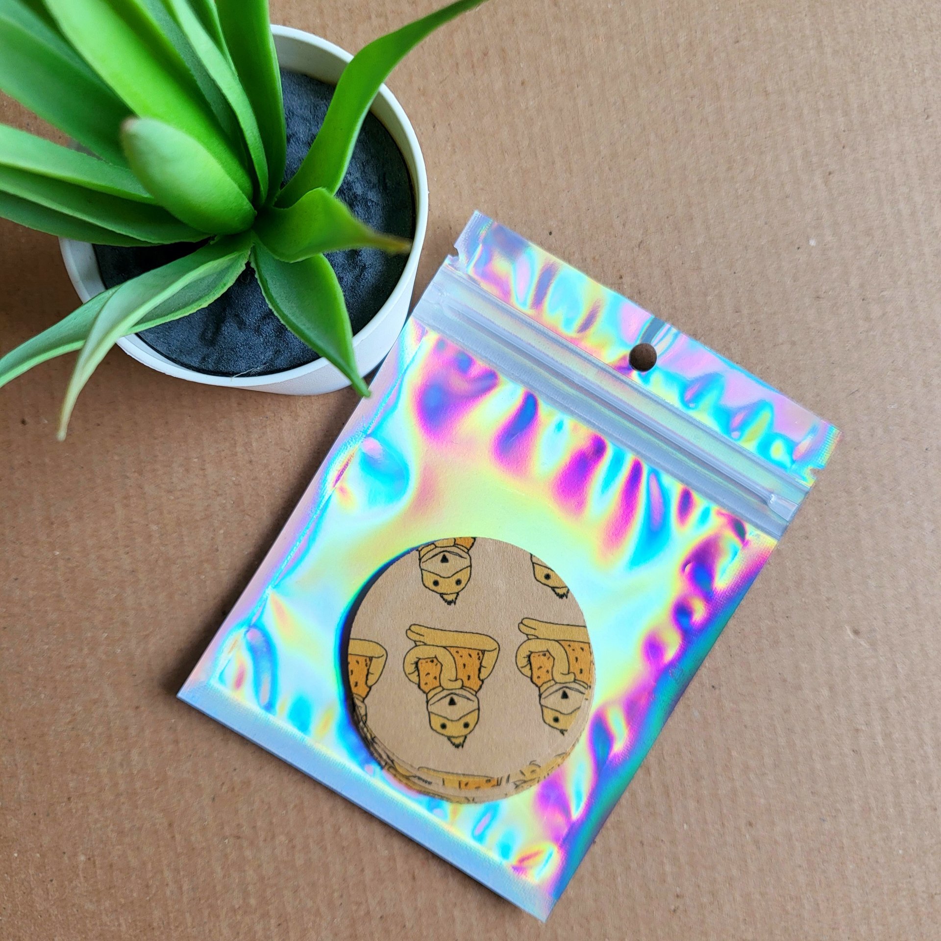 Flat Eric Gift Wrap Stickers