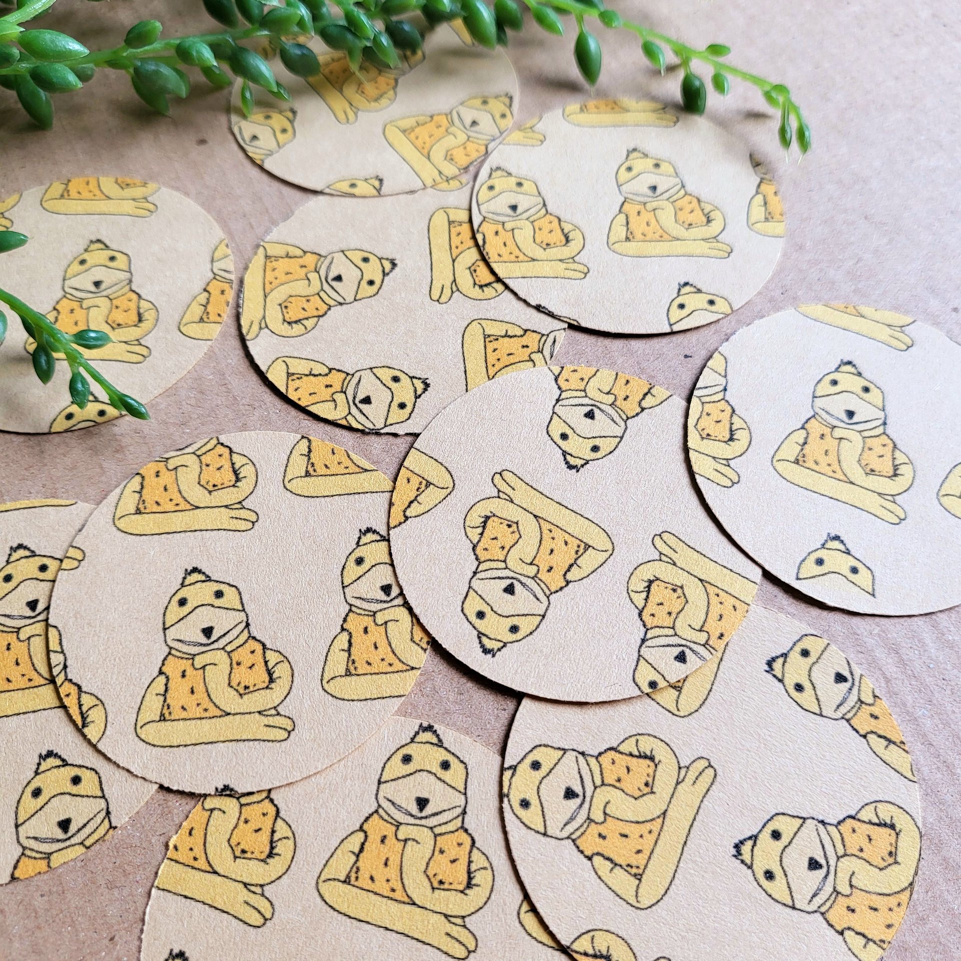 Flat Eric Gift Wrap Stickers