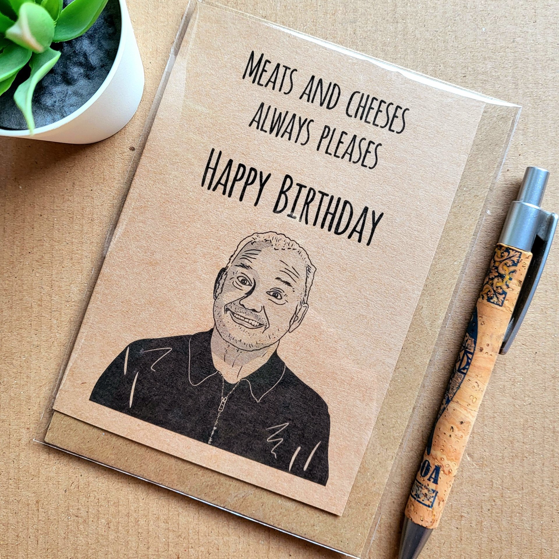 Funny Bob Mortimer Birthday Card
