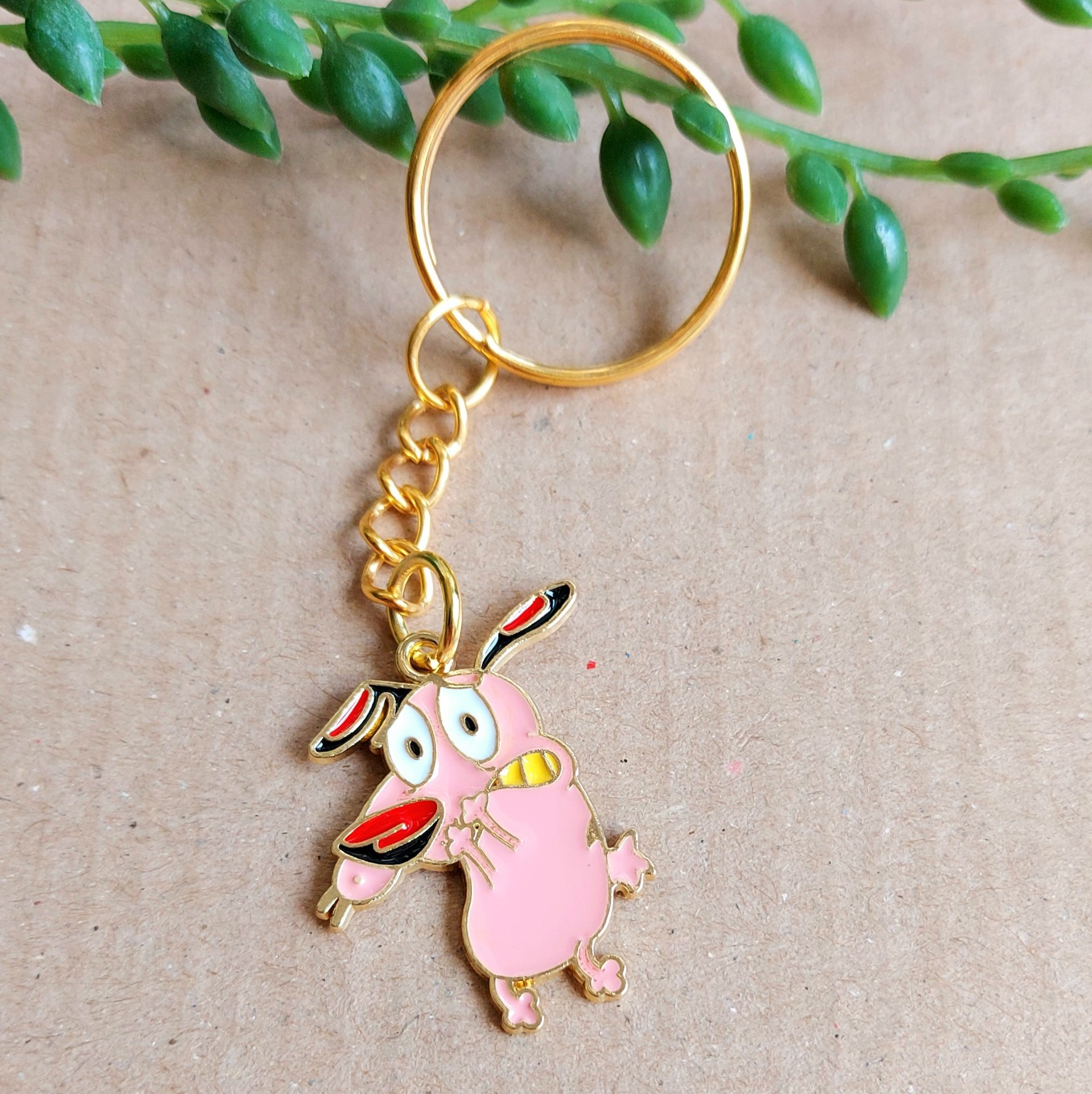 Courage the Cowardly Dog Keyring