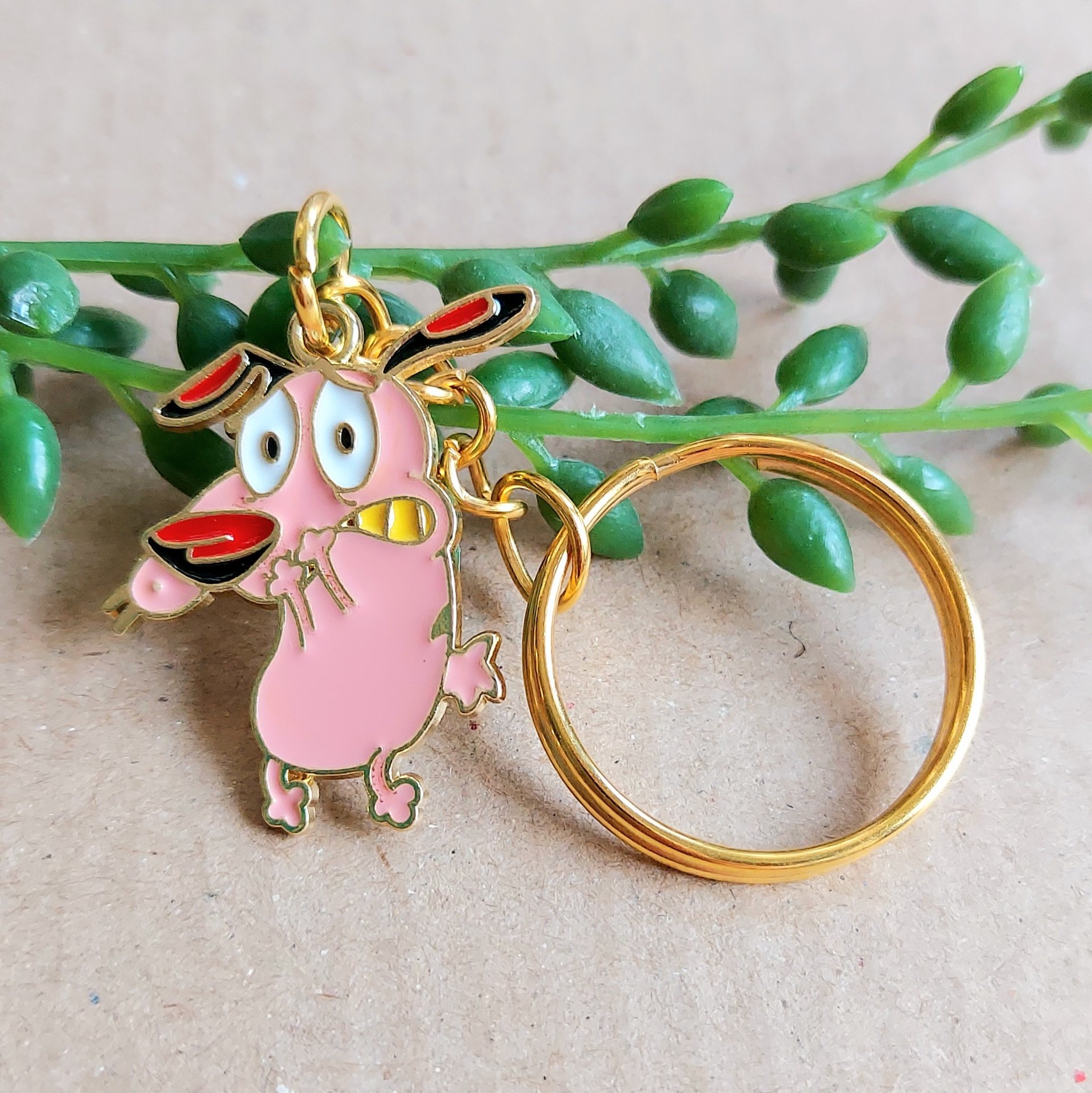 Courage the Cowardly Dog Keyring