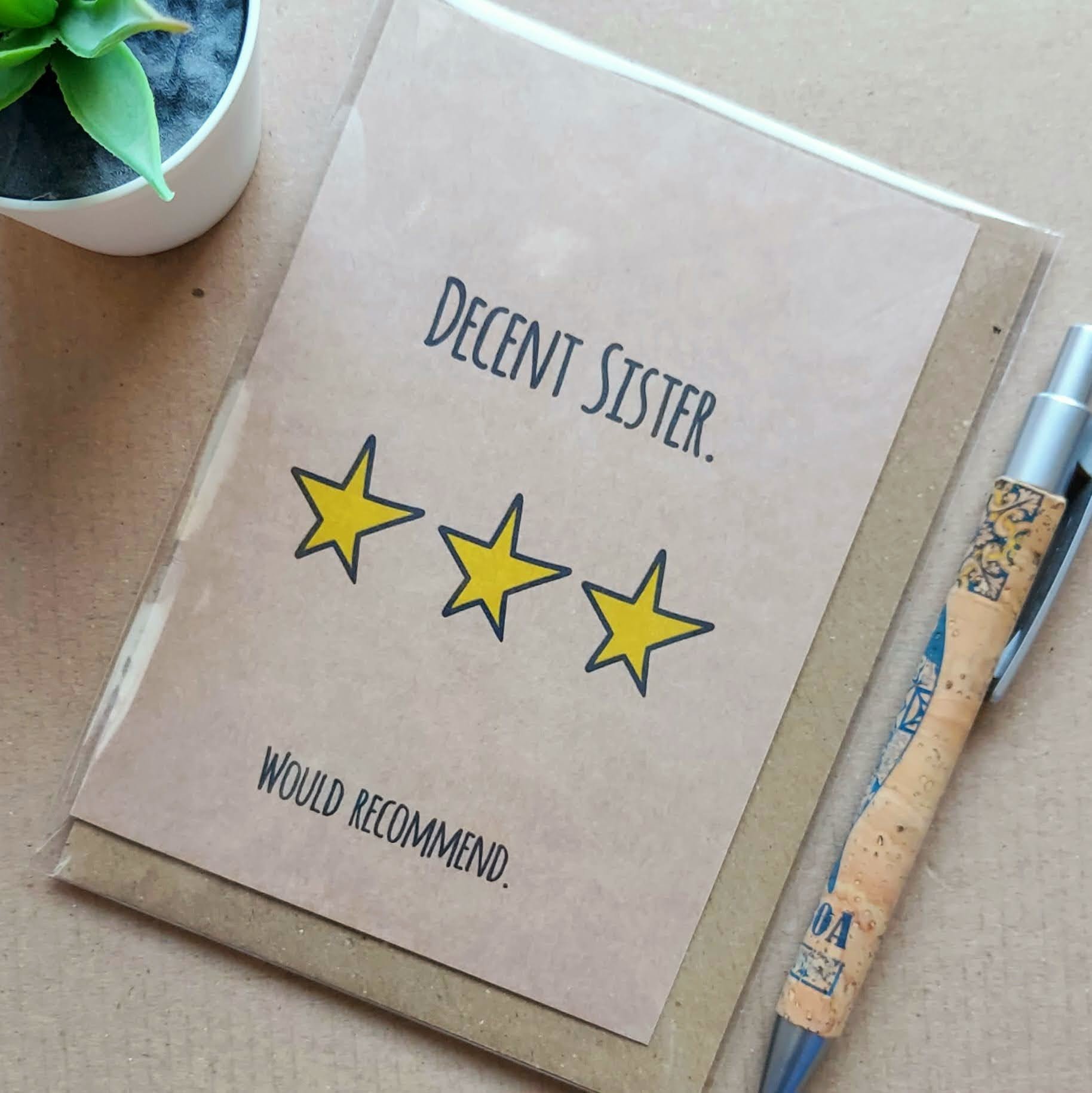 Funny Sister Birthday Card