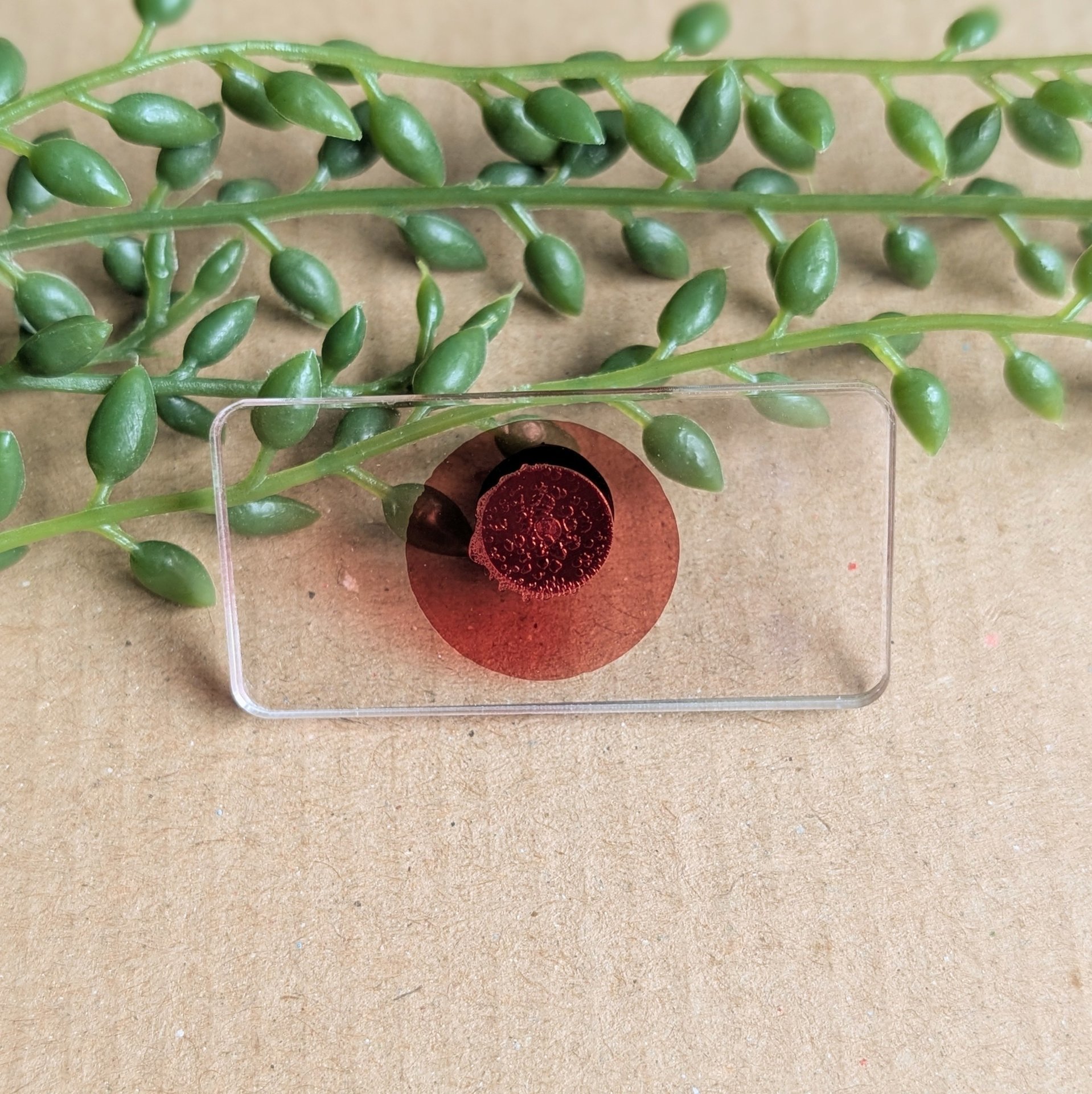 Dexter Blood Slide Pin Badge