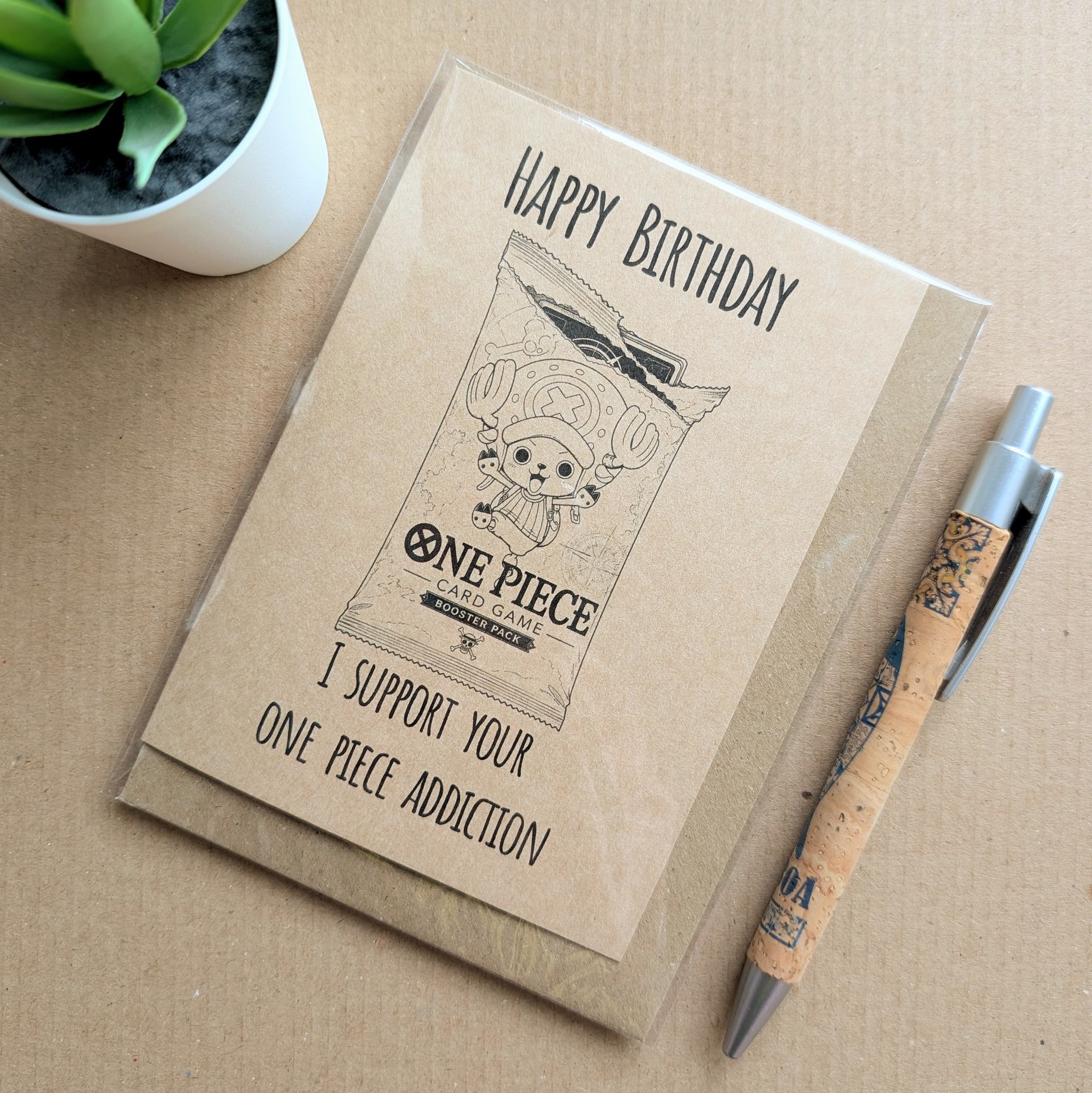 Funny One Piece Birthday Card