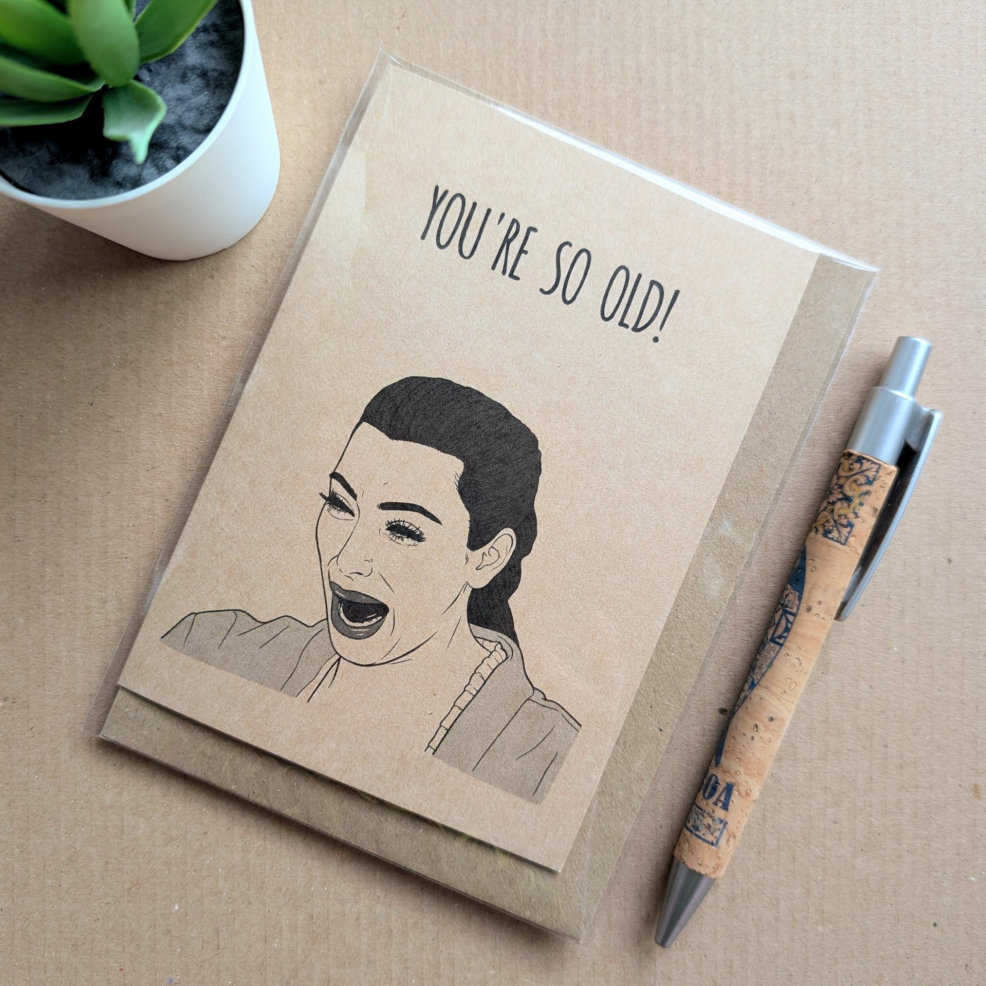 Funny Kim Kardashian Birthday Card