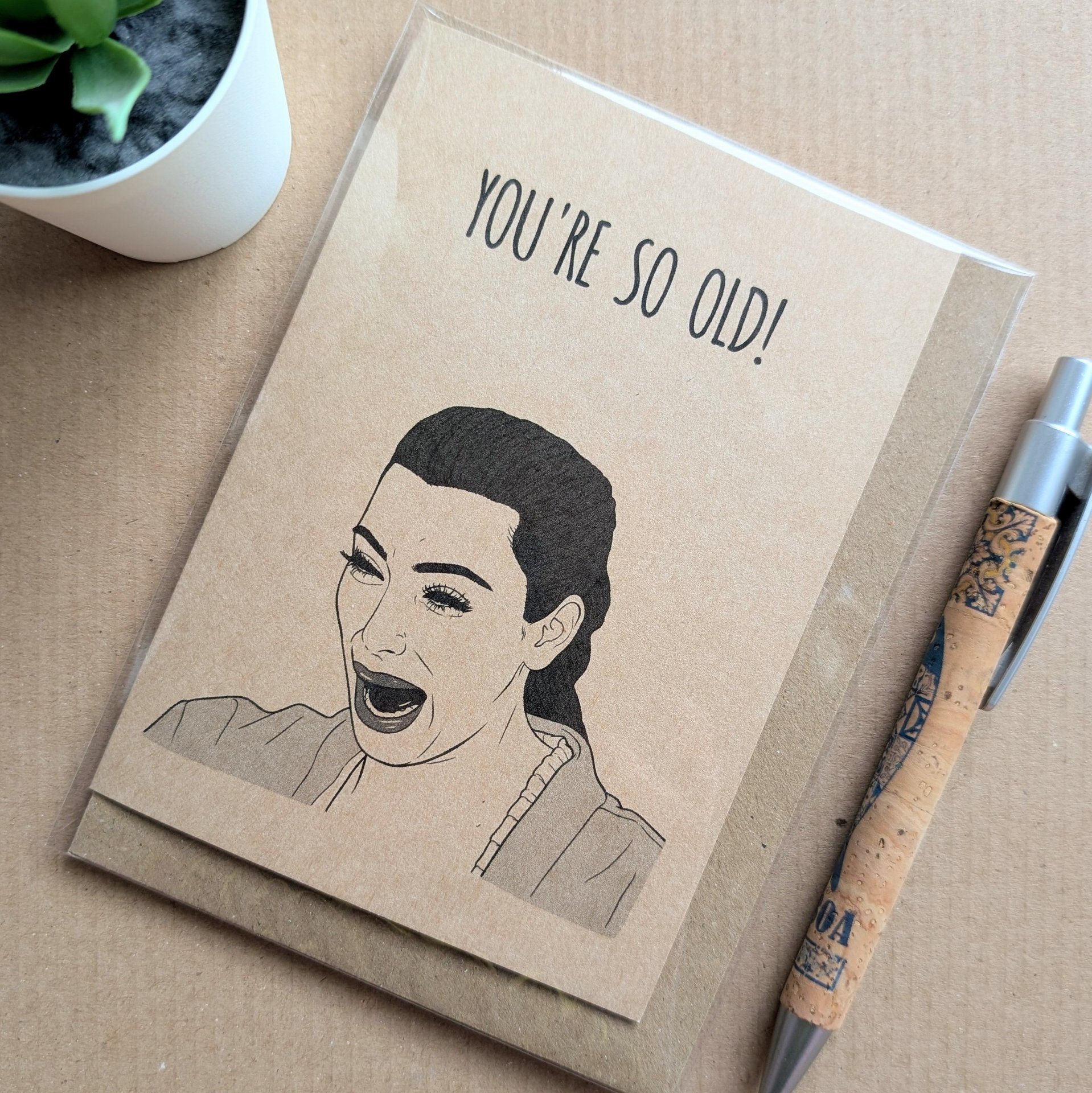 Funny Kim Kardashian Birthday Card