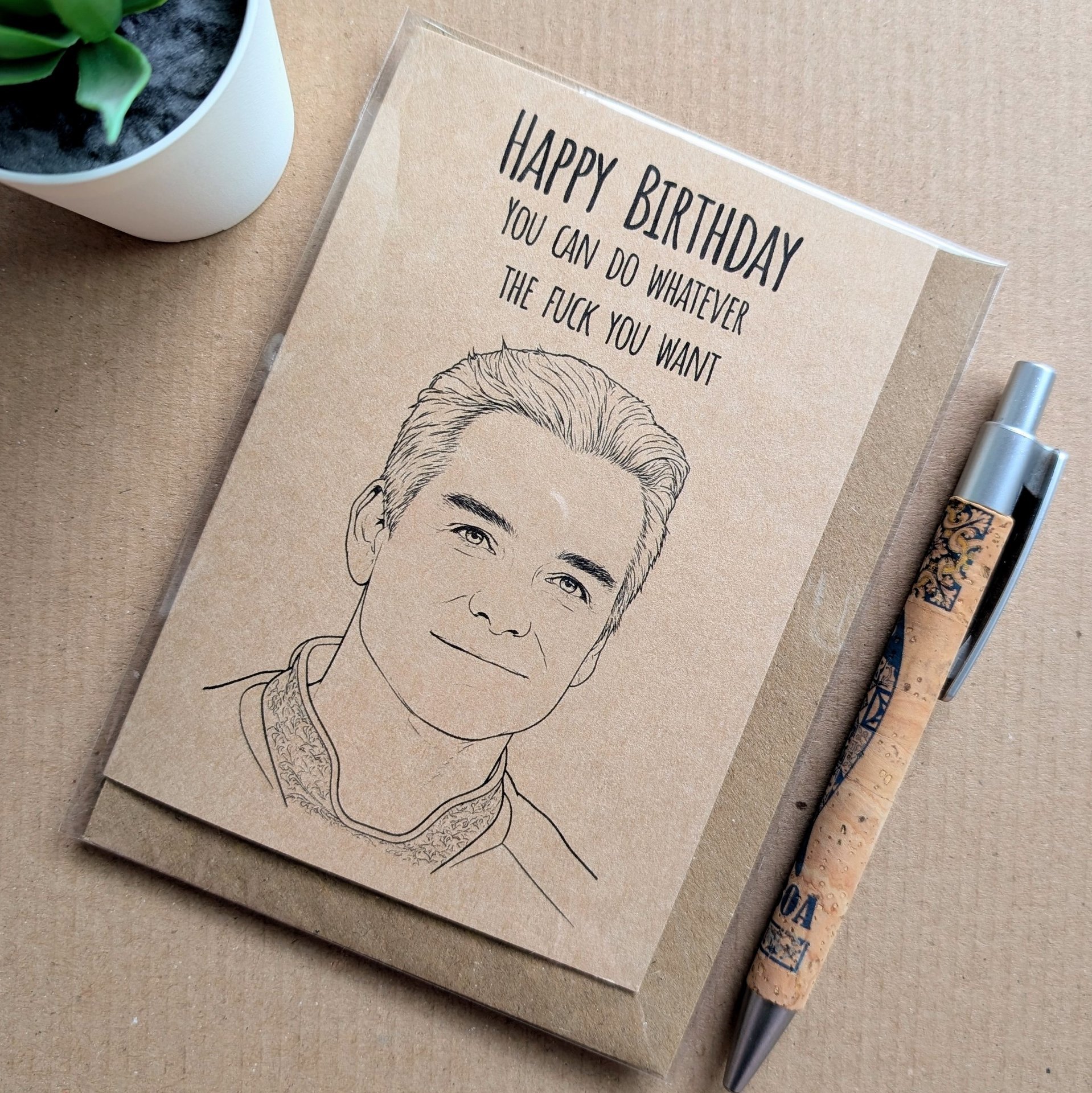 Funny The Boys Birthday Card - Homelander