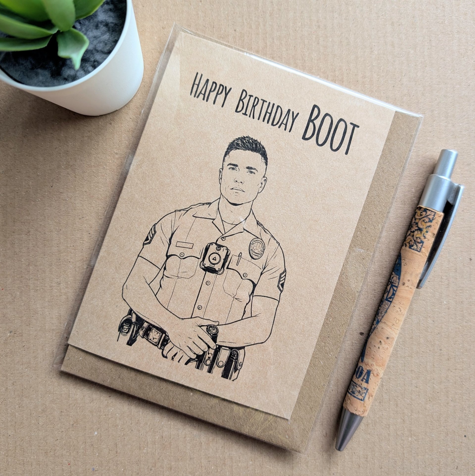 Funny The Rookie Birthday Card