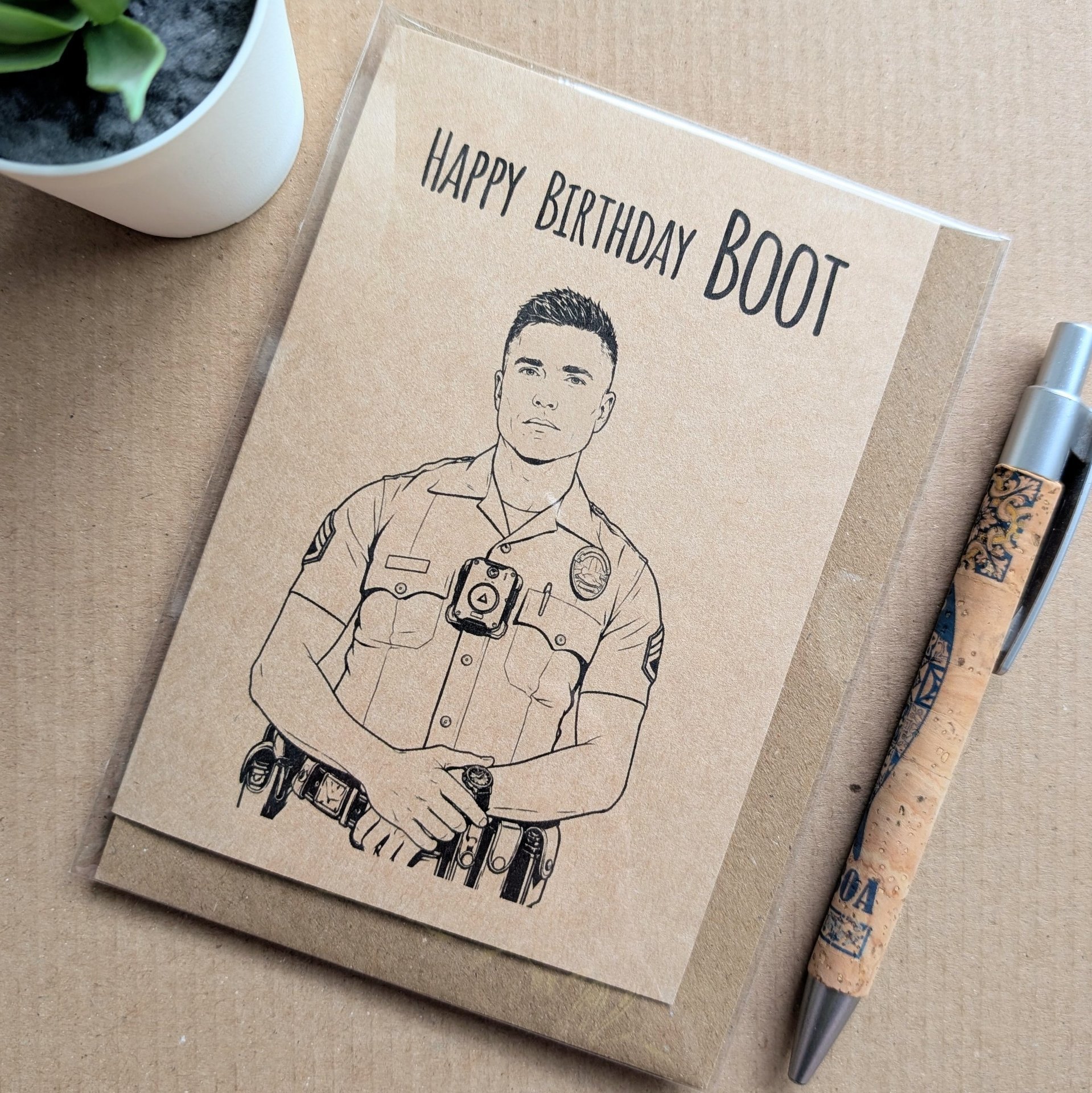 Funny The Rookie Birthday Card