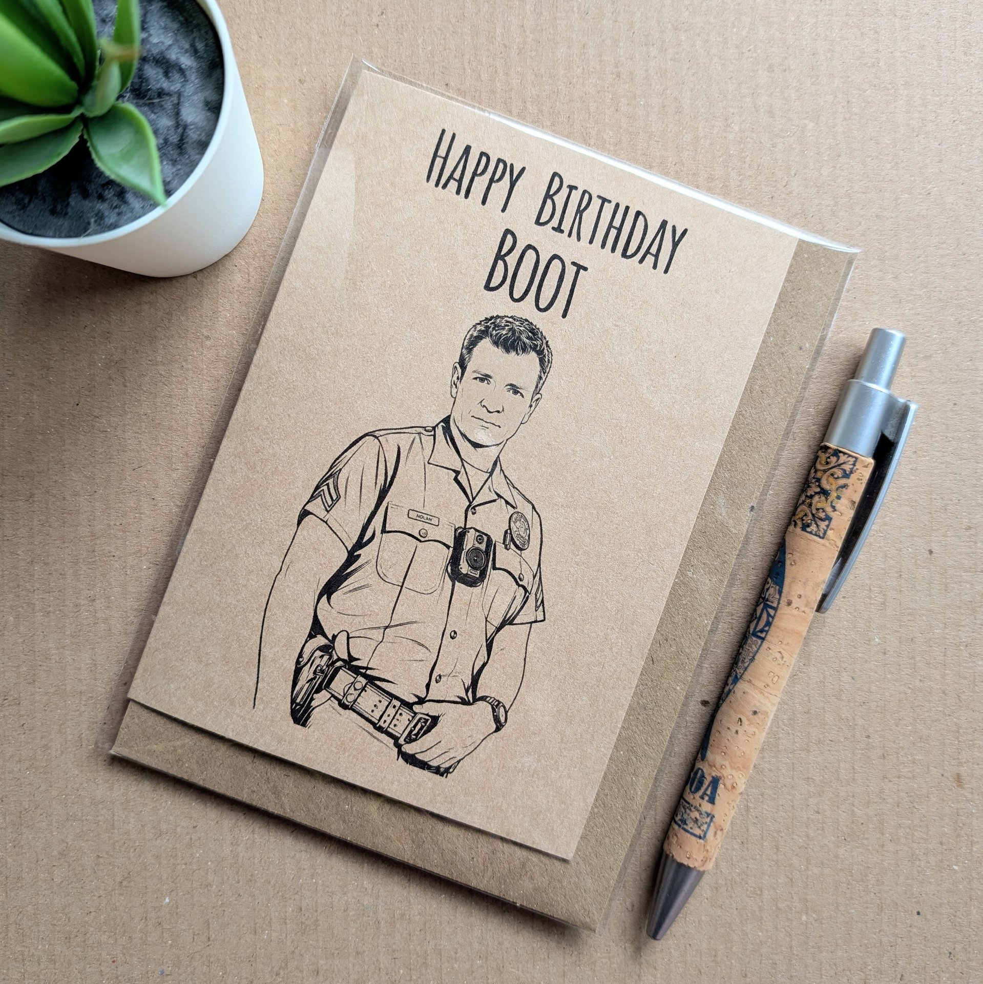 Funny The Rookie Birthday Card