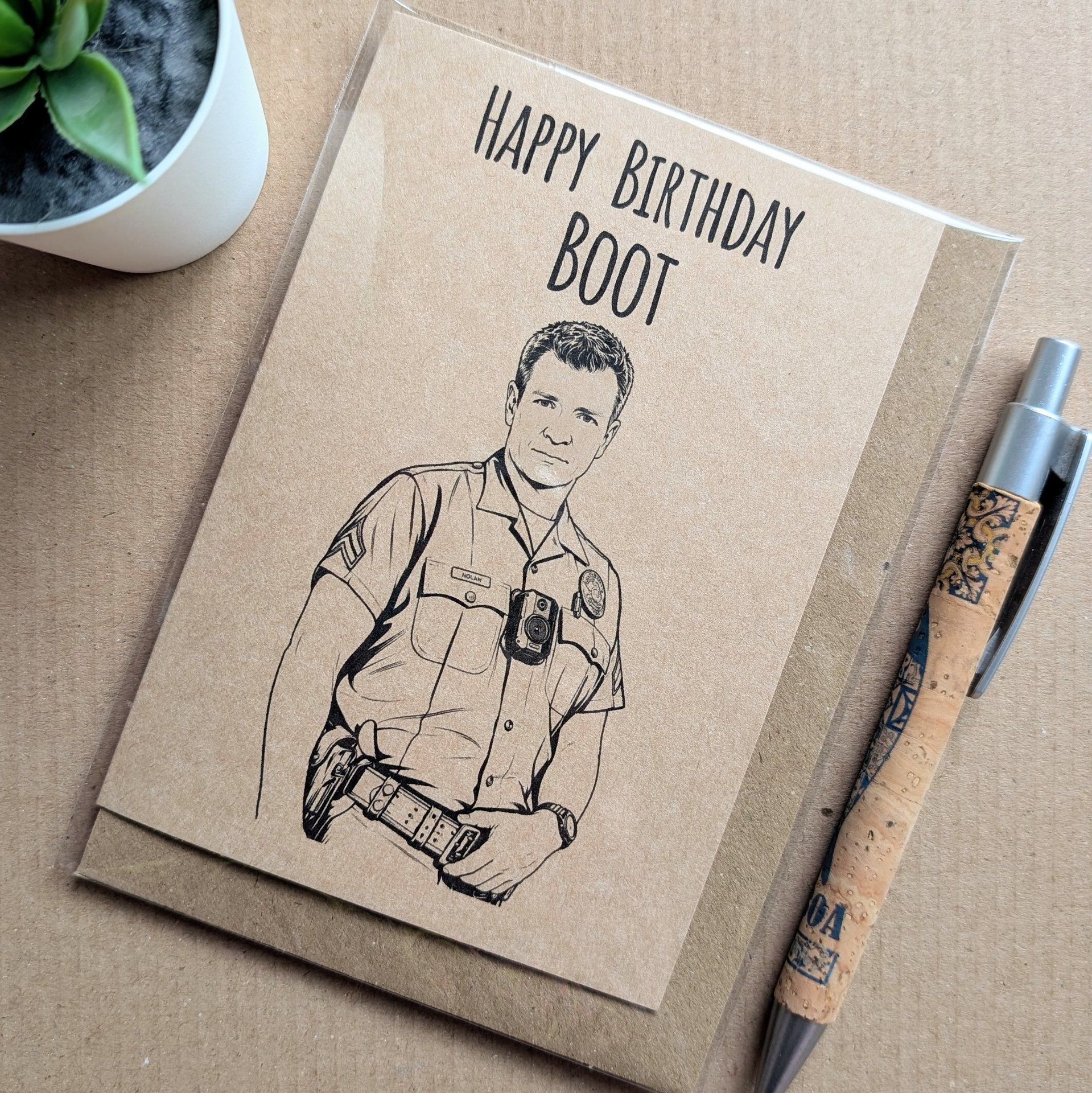 Funny The Rookie Birthday Card