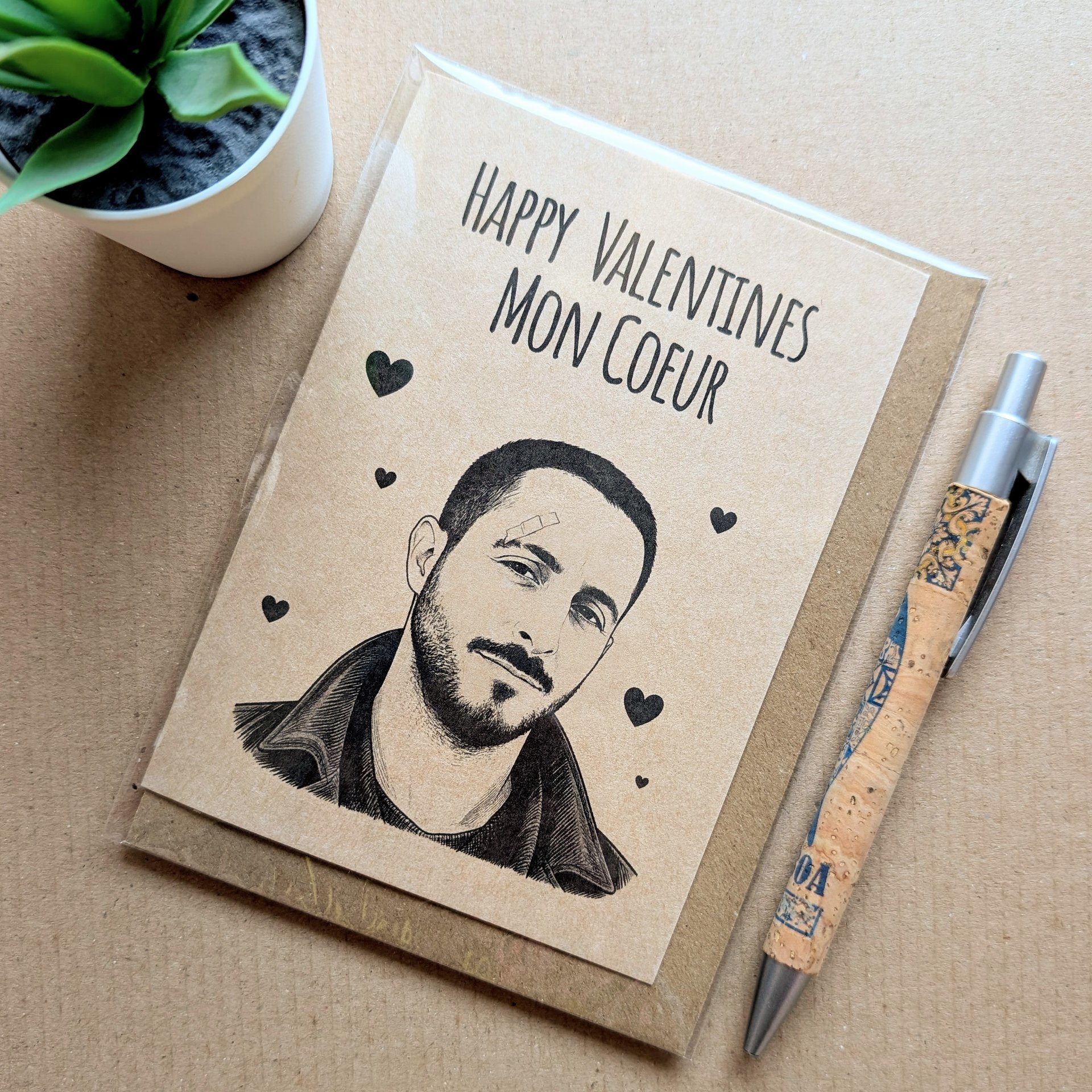 The Boys Valentines Card - Frenchie Mon Coeur
