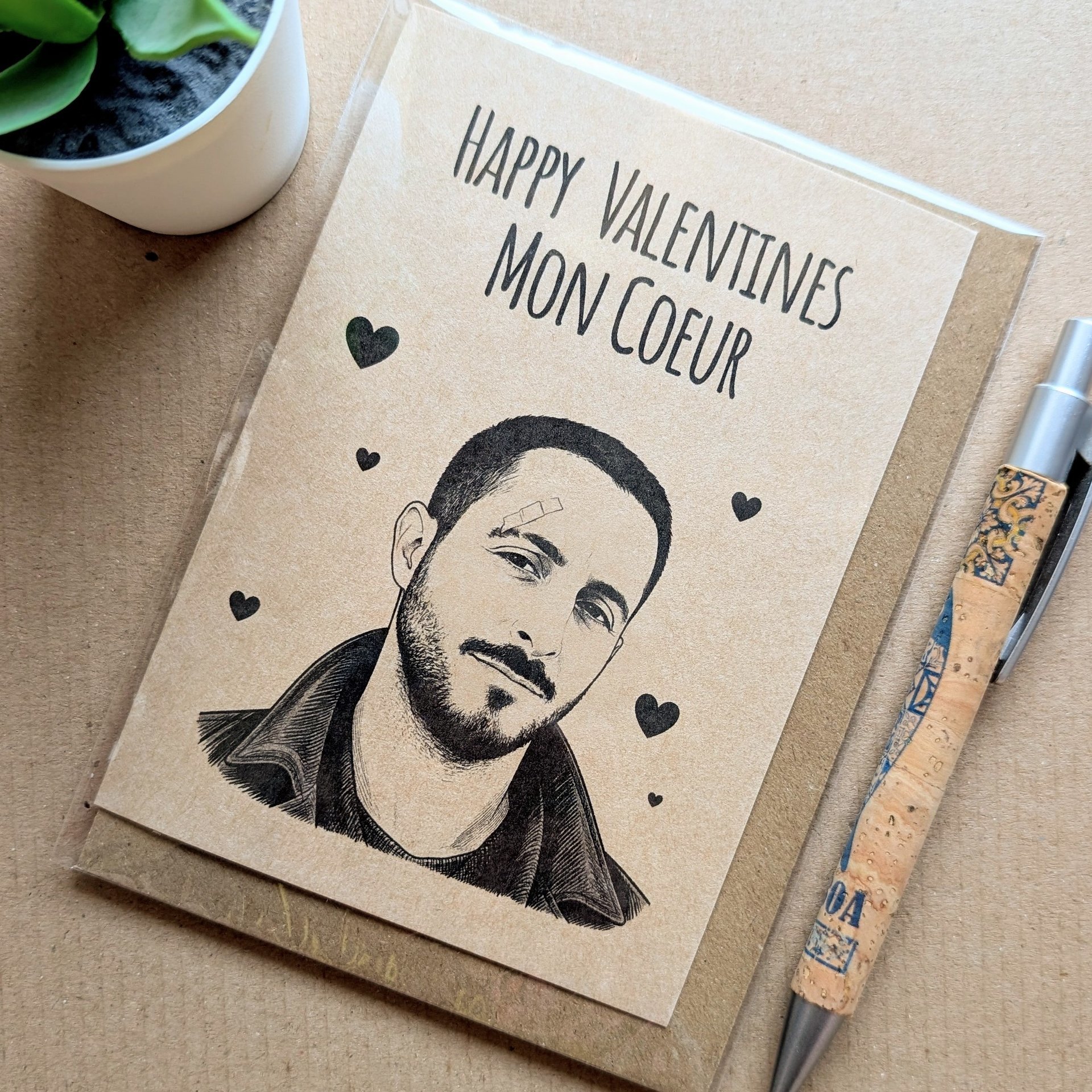 The Boys Valentines Card - Frenchie Mon Coeur
