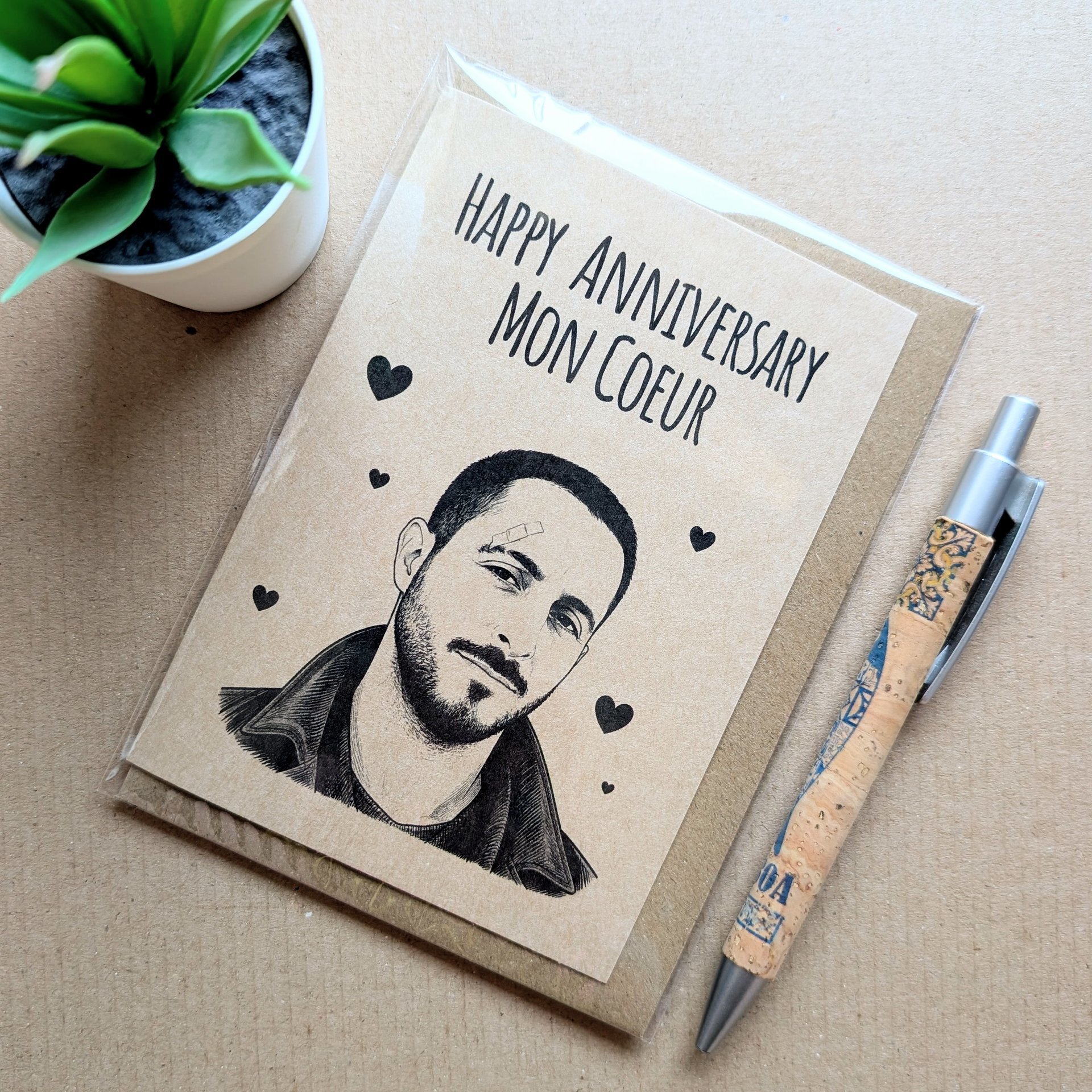 The Boys Anniversary Card - Frenchie Mon Coeur