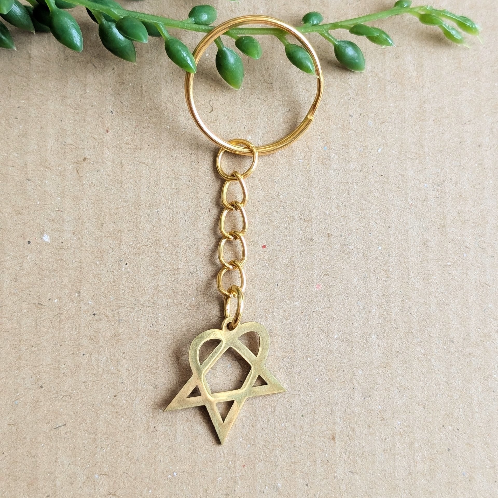 Heartagram HIM Keyring