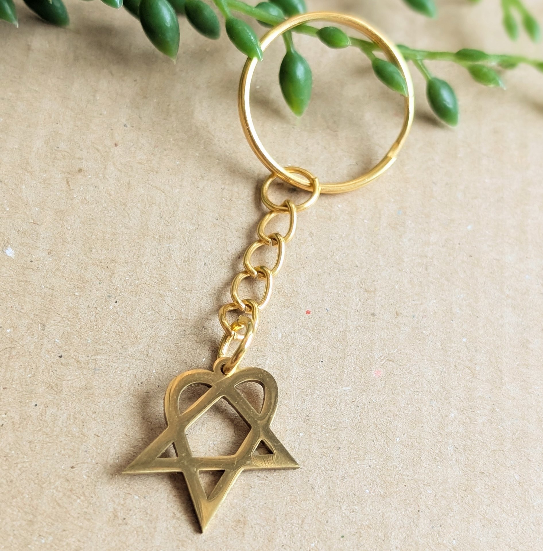 Heartagram HIM Keyring
