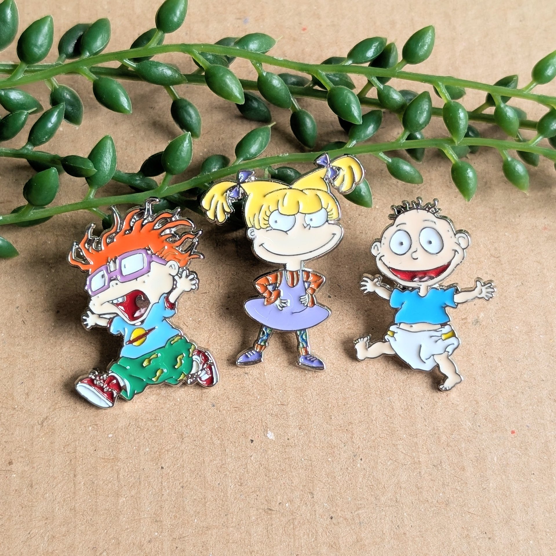 Rugrats Enamel Pin Badge Set