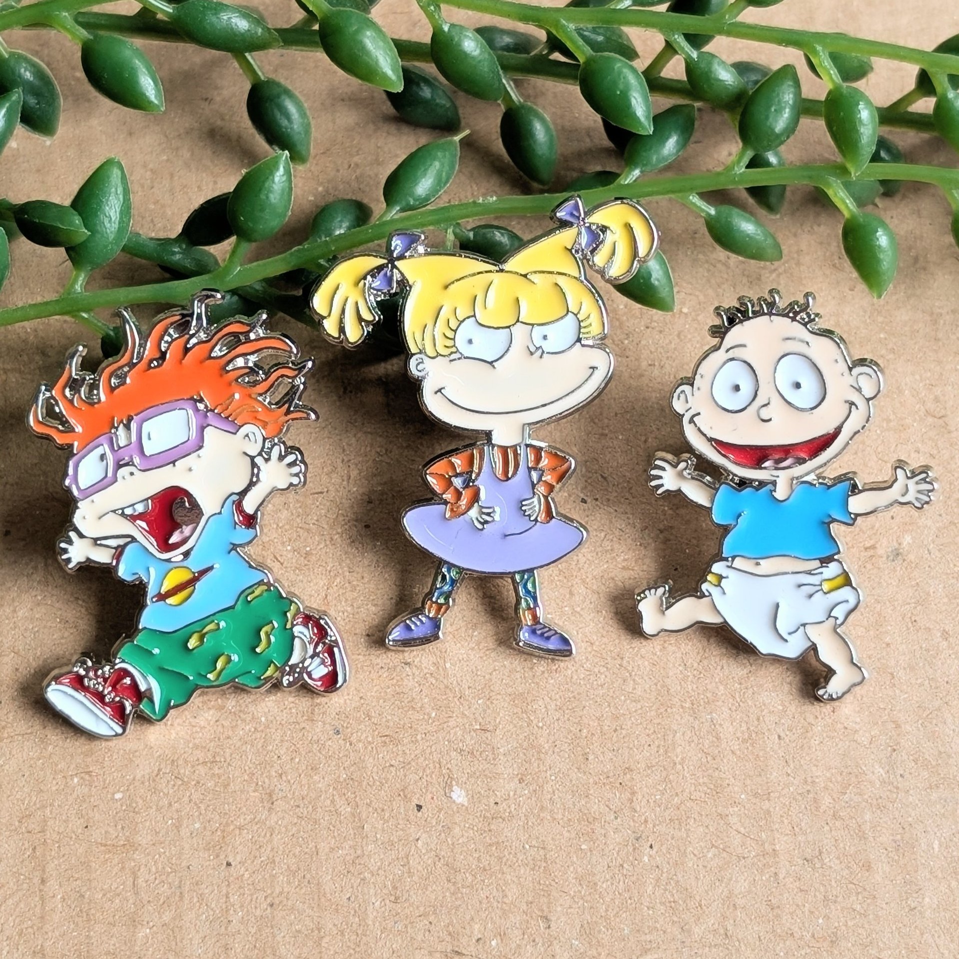 Rugrats Enamel Pin Badge Set