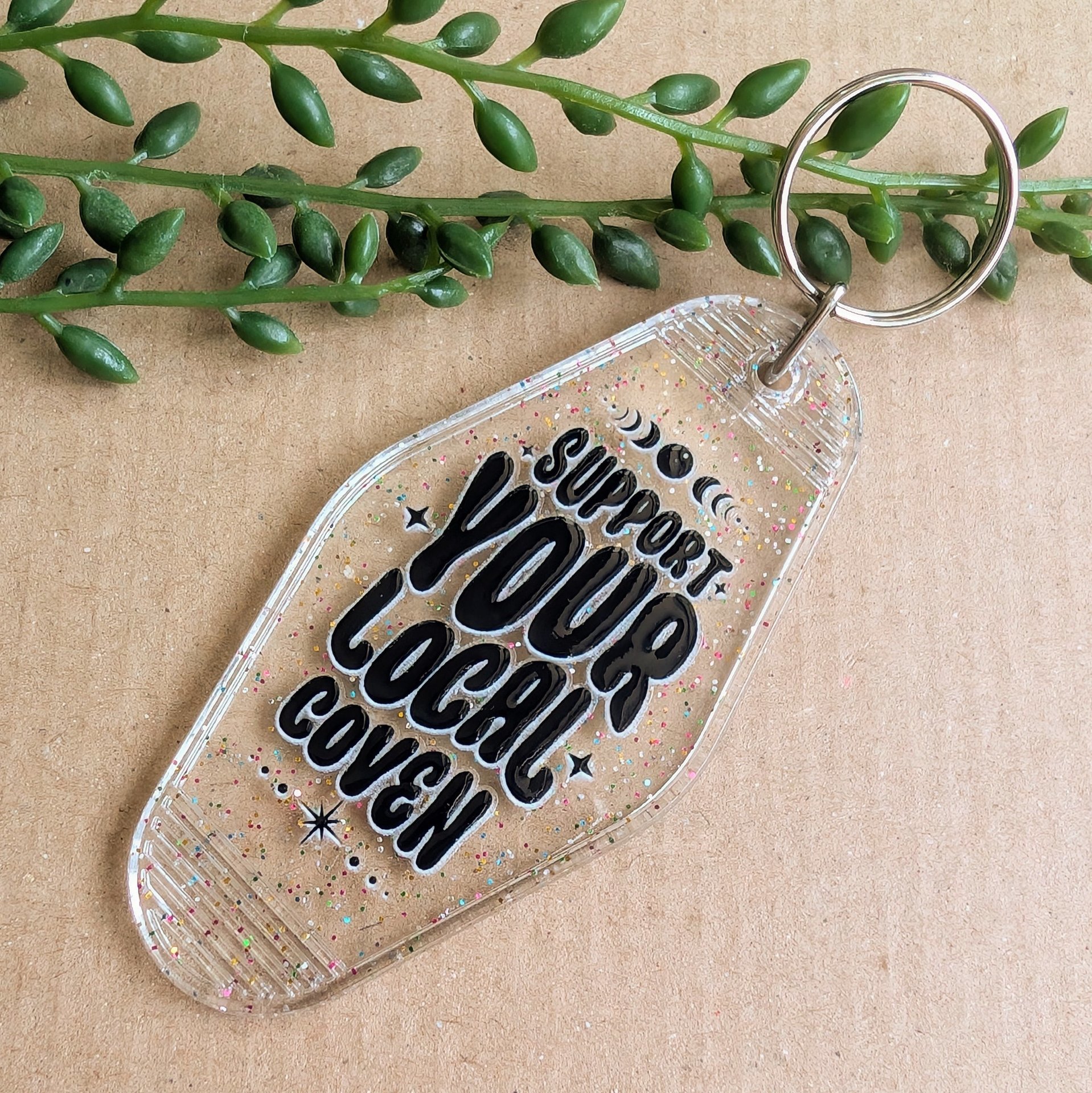 Support Your Local Coven Keyring