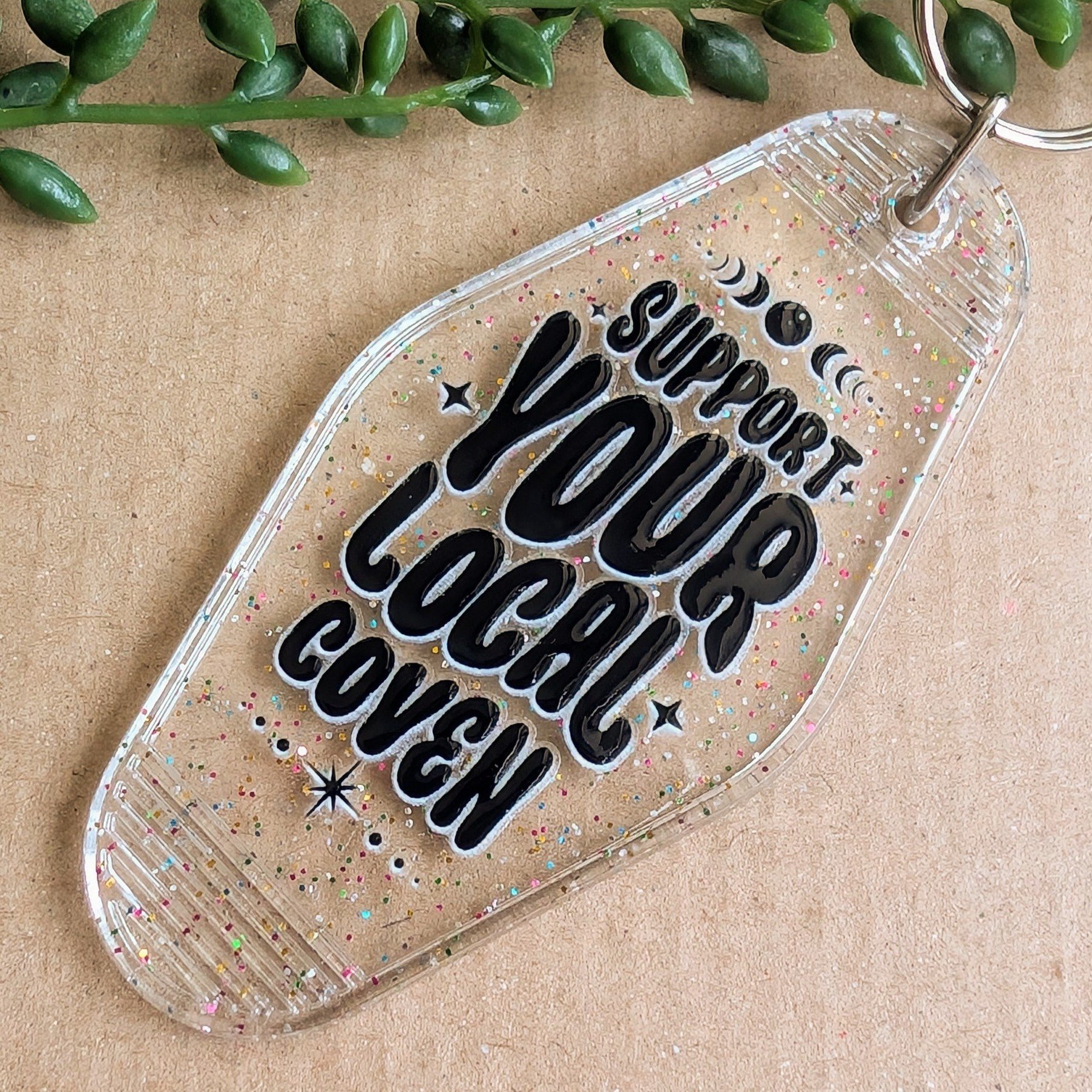 Support Your Local Coven Keyring