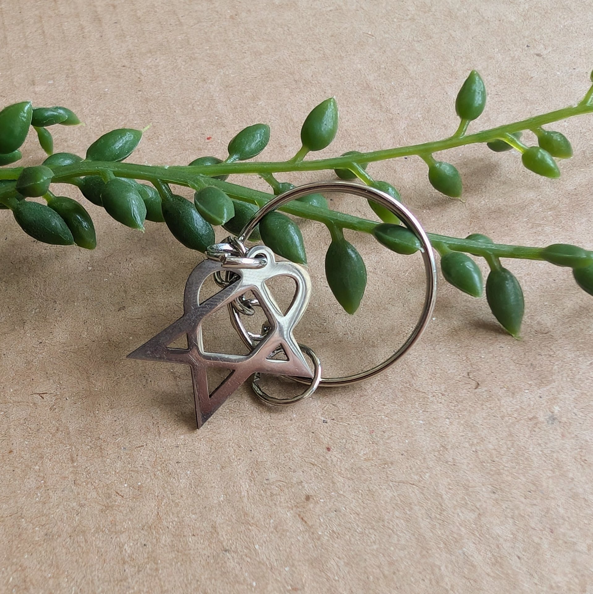 Heartagram HIM Keyring