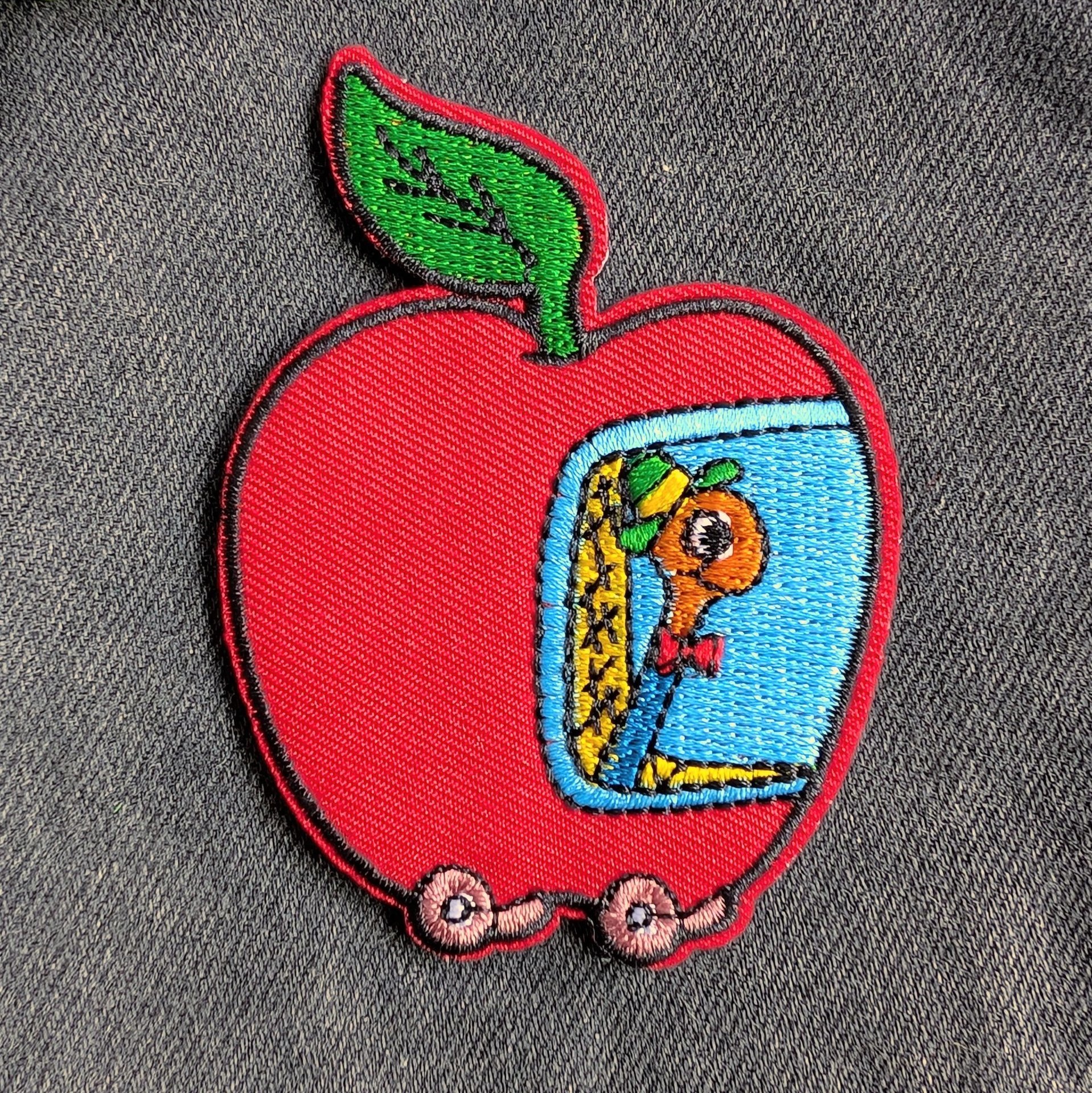 Richard Scarry Lowly Worm Iron-on Patch