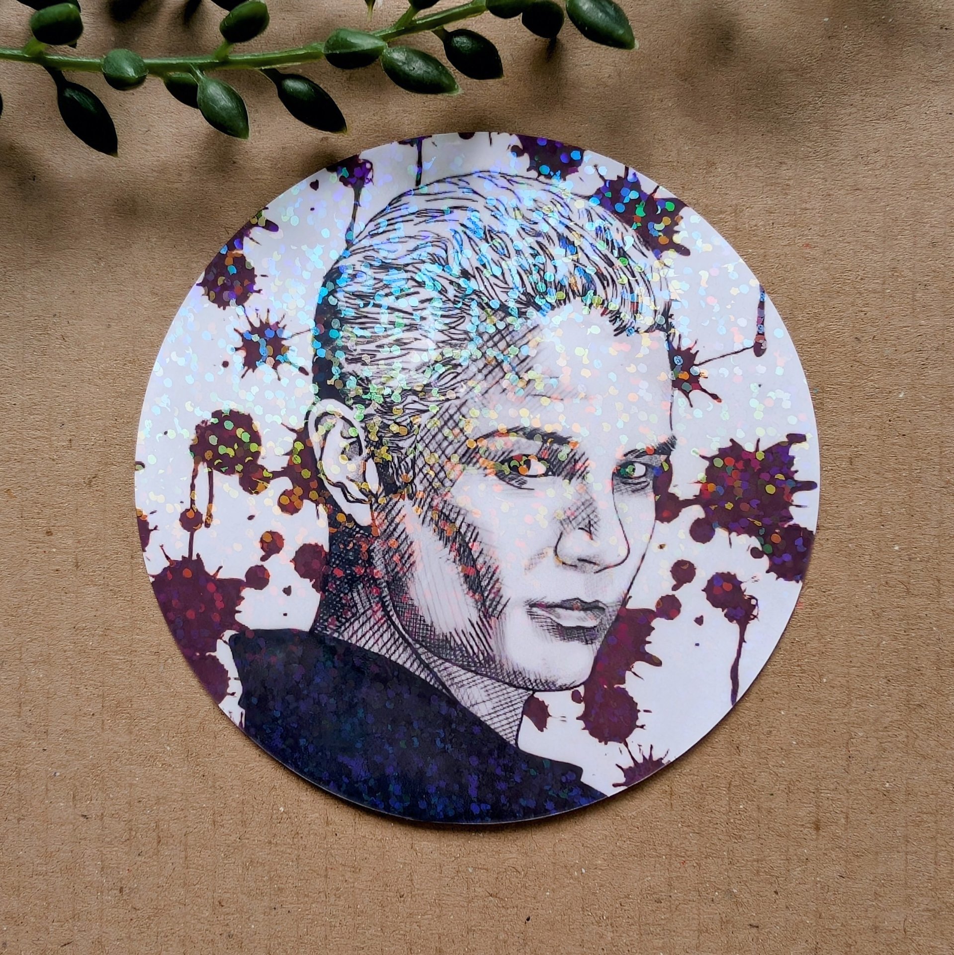 Buffy Spike Holographic Vinyl Sticker