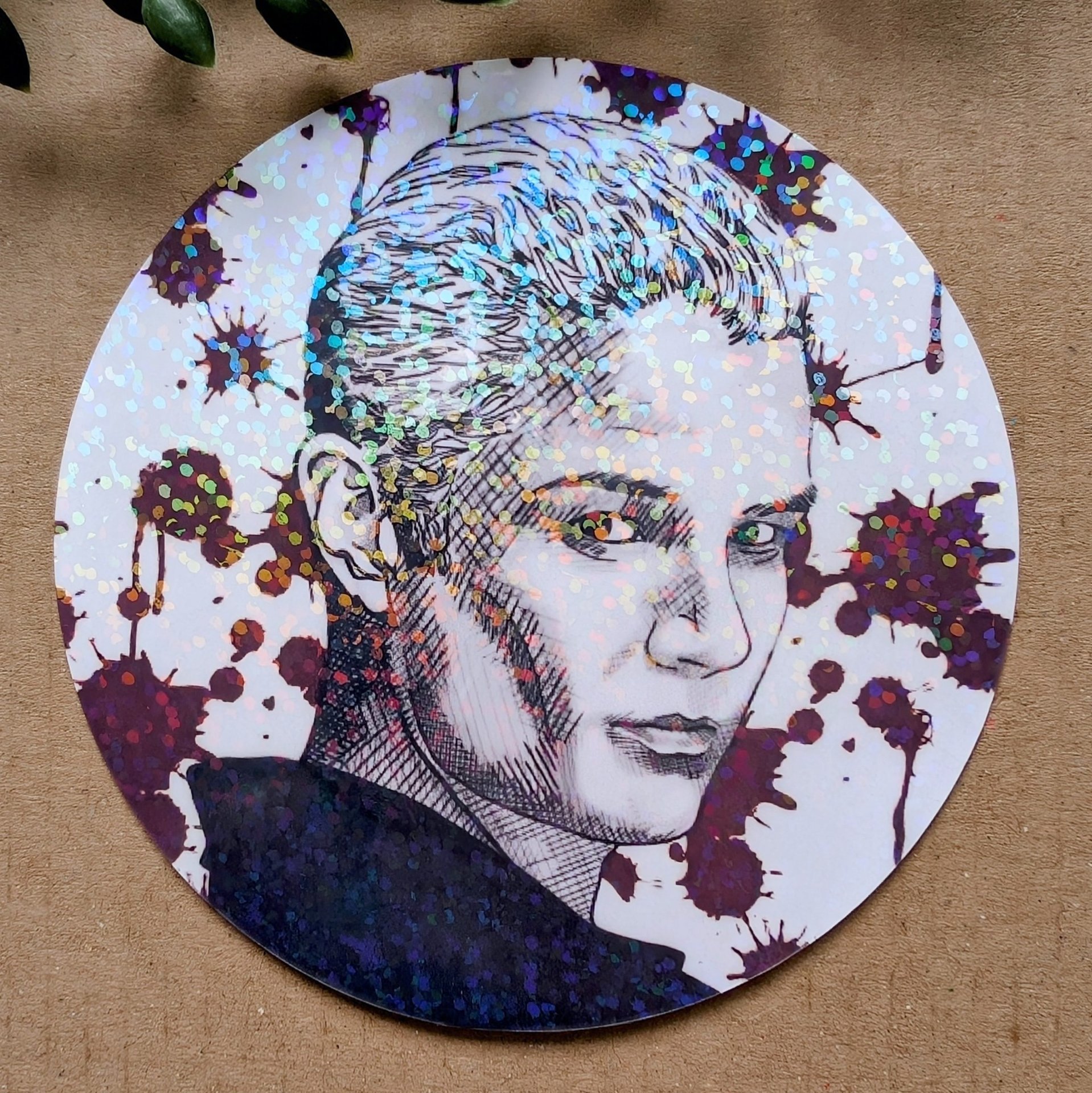 Buffy Spike Holographic Vinyl Sticker