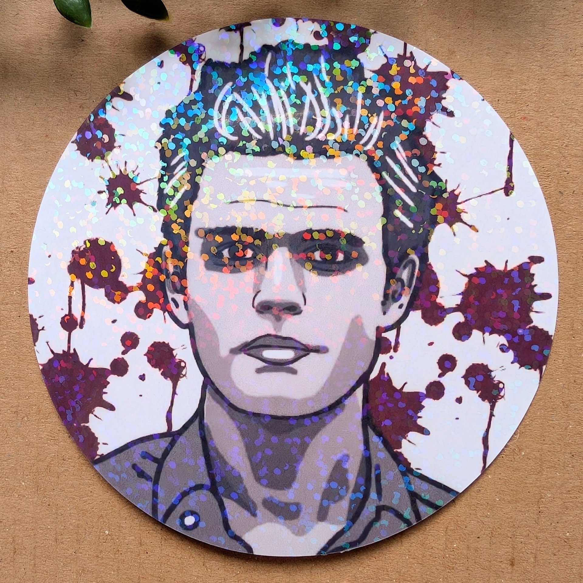 The Vampire Diaries Holographic Vinyl Sticker