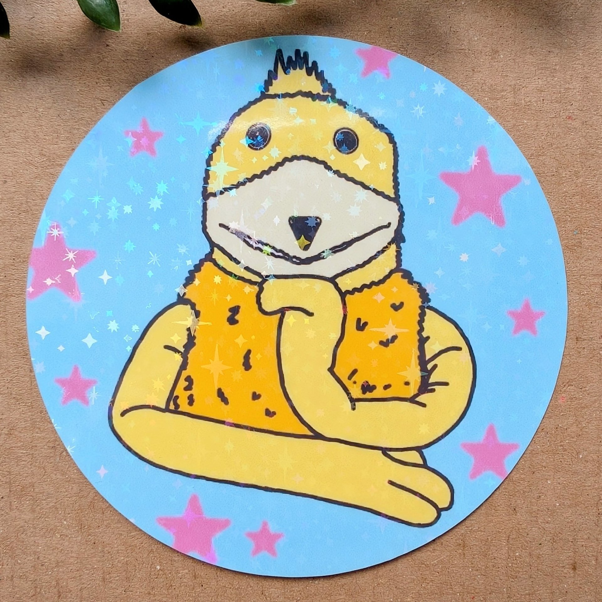 Flat Eric Holographic Vinyl Sticker