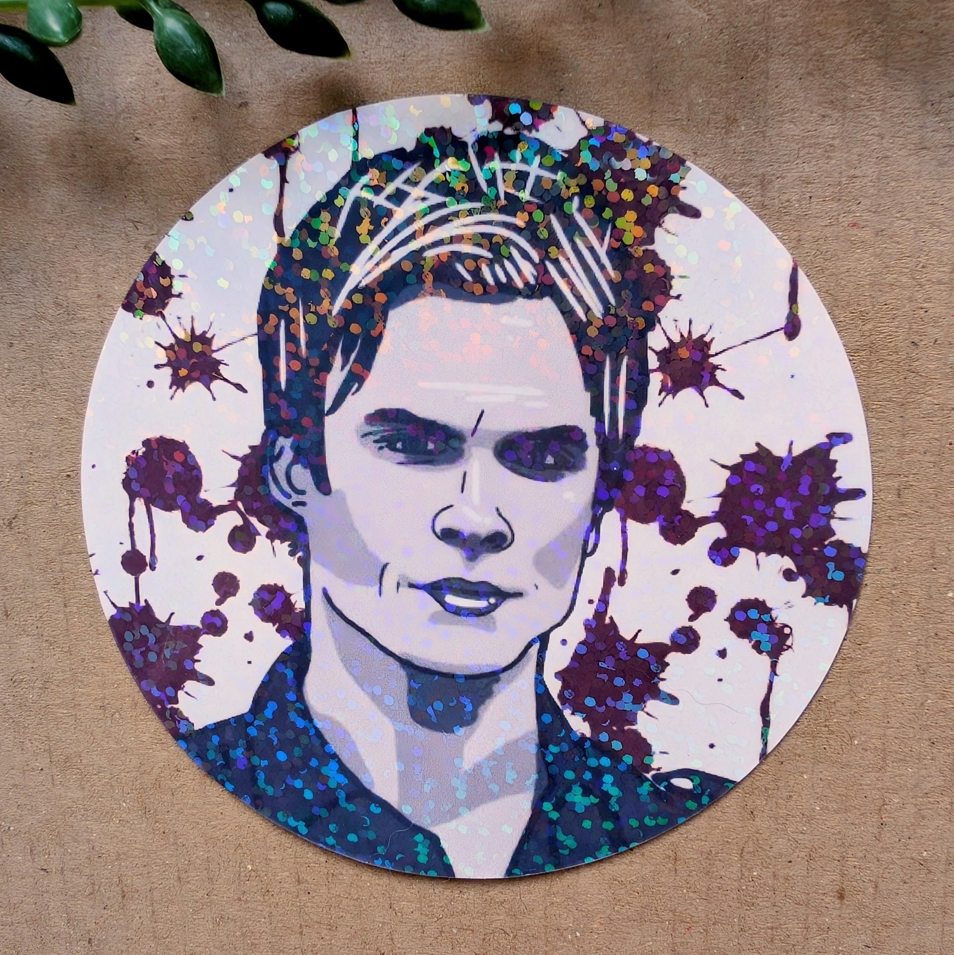 The Vampire Diaries Holographic Vinyl Sticker