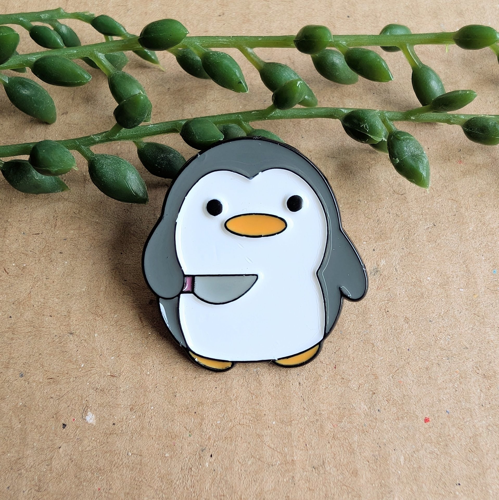Killer Penguin enamel pin badge