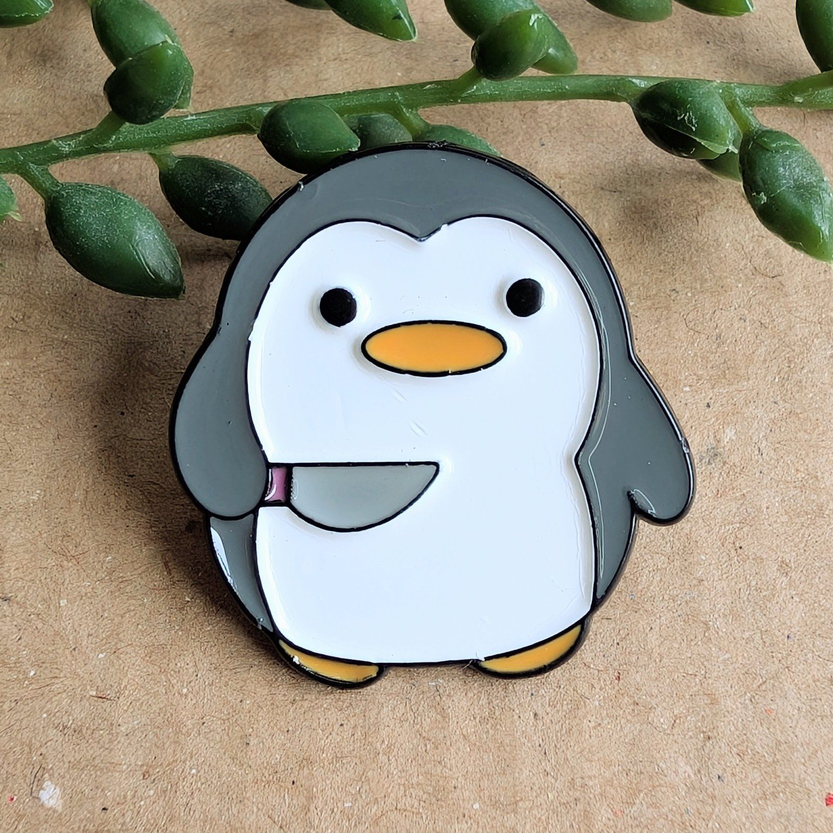 Killer Penguin enamel pin badge