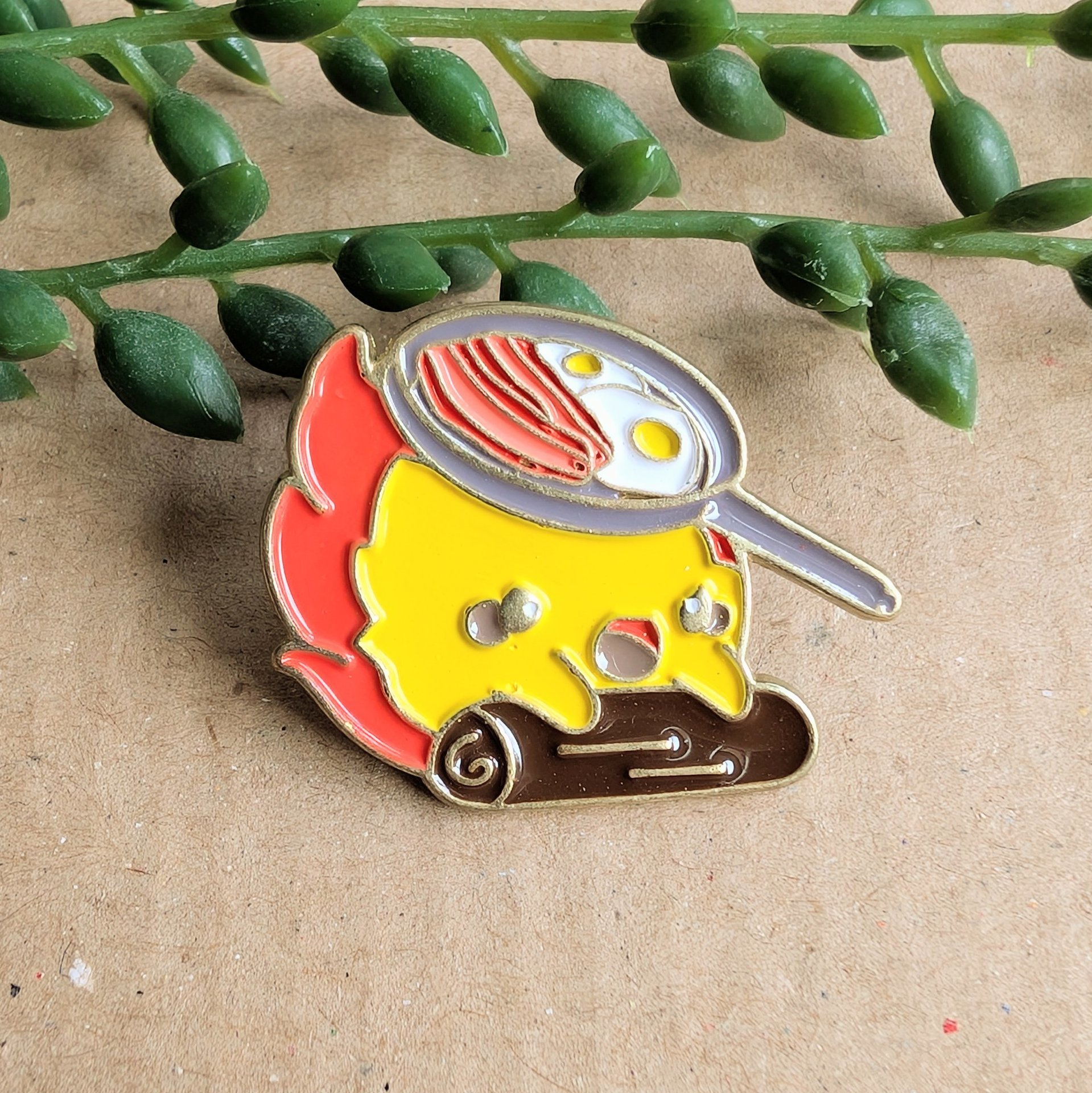 Calcifer Enamel Pin Badge