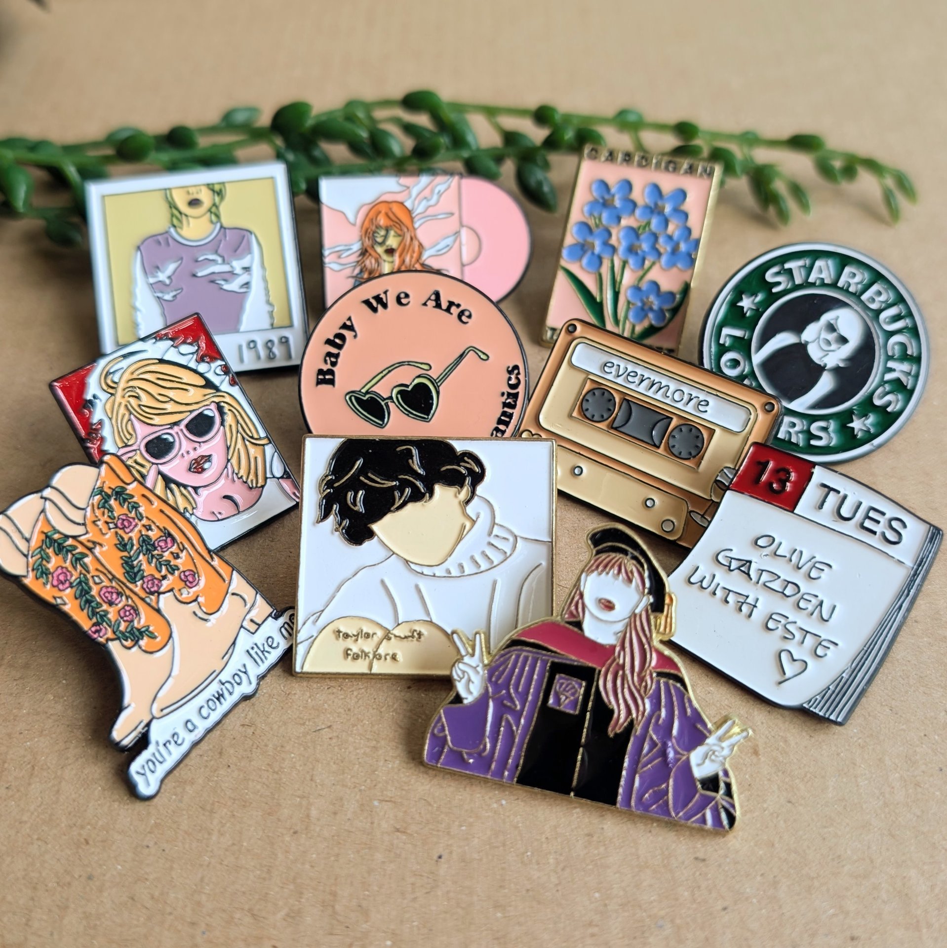 Taylor Swift Enamel Pin Badge Bundle