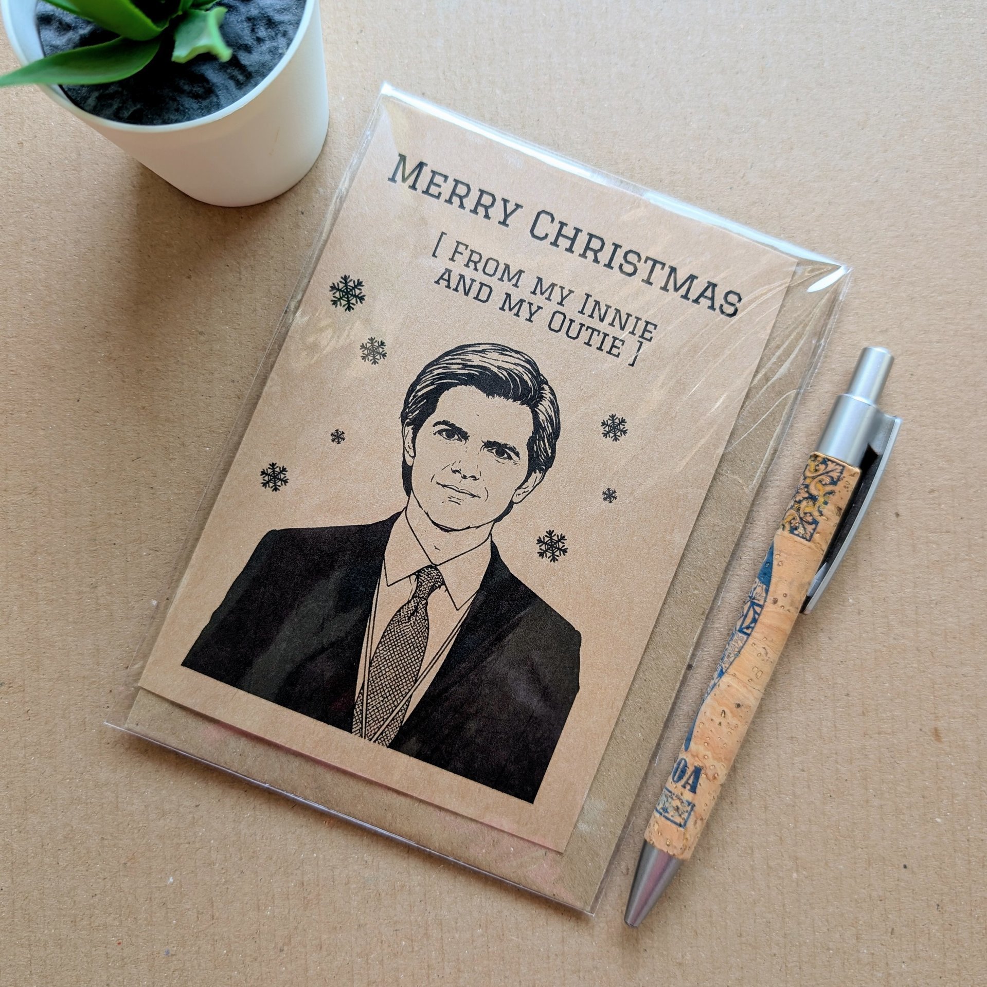 Funny Severance Christmas Card
