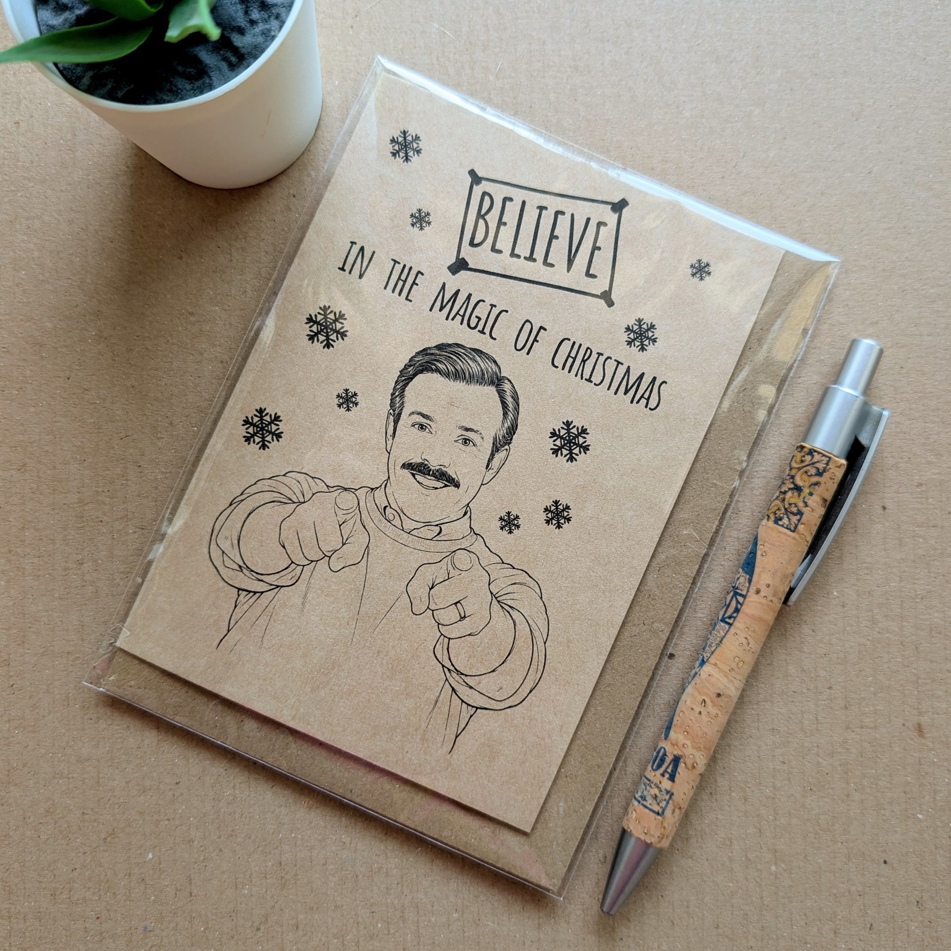 Funny Ted Lasso Christmas Card