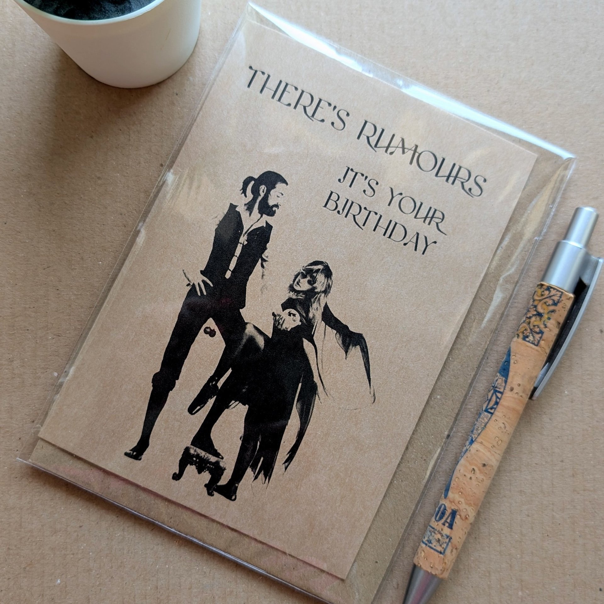 Funny Fleetwood Mac Birthday card