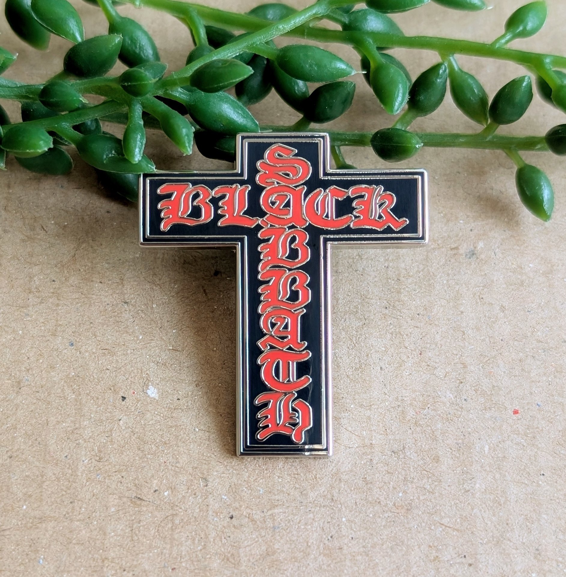Black Sabbath Enamel Pin Badge