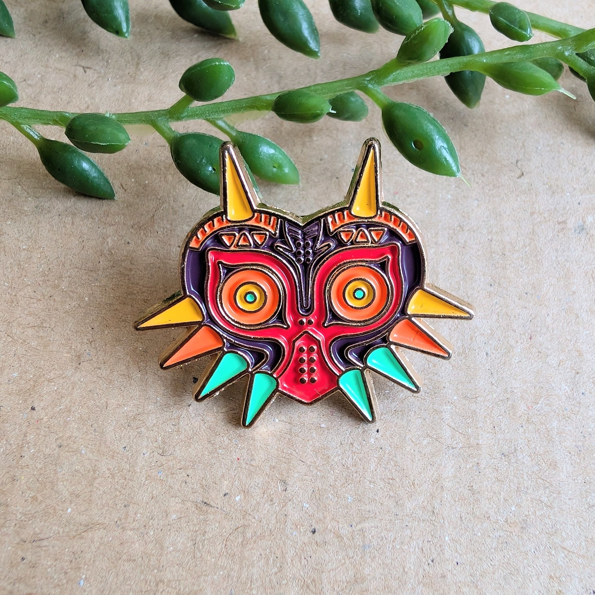 Zelda Majora's Mask Enamel Pin Badge