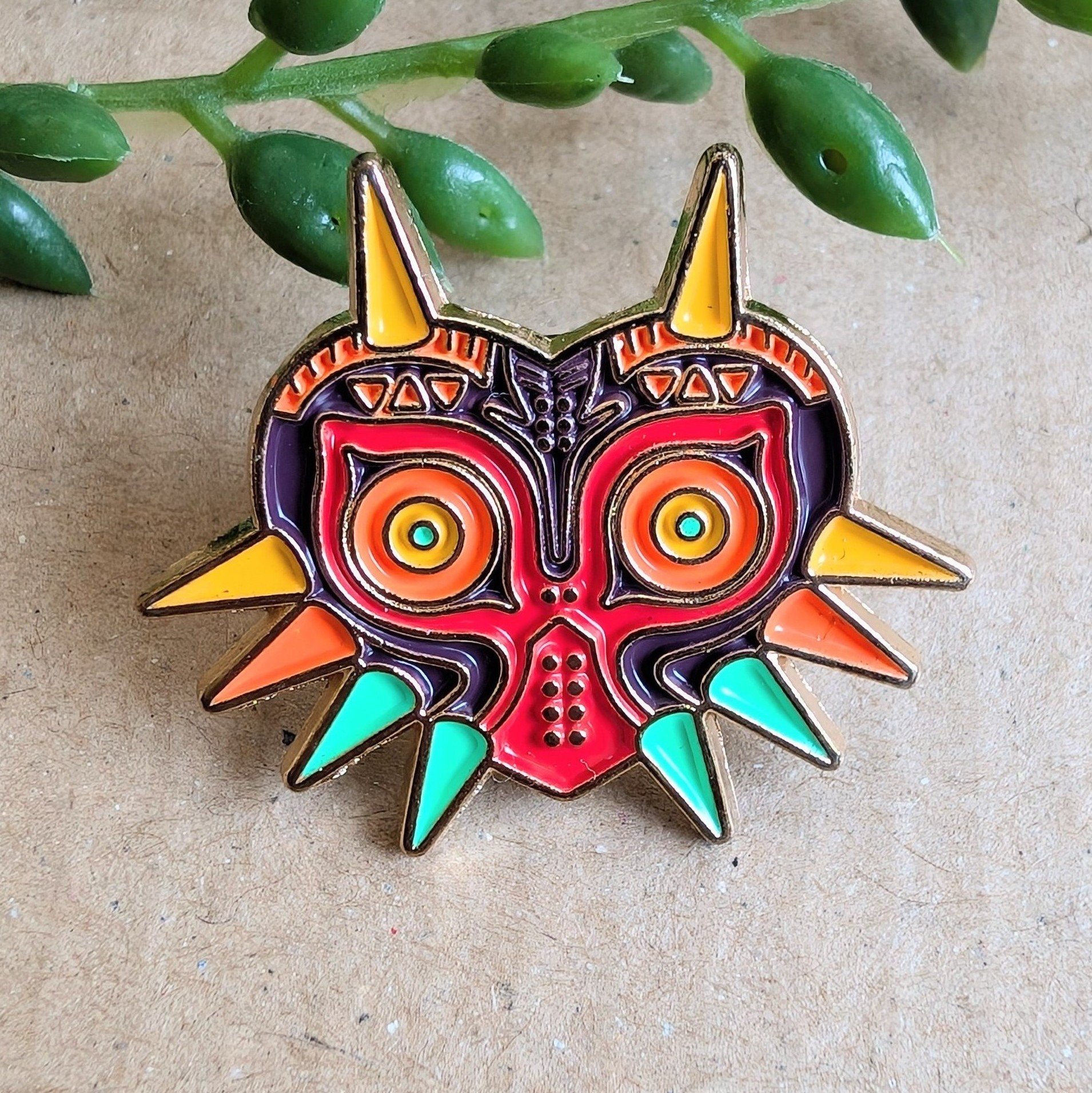 Zelda Majora's Mask Enamel Pin Badge