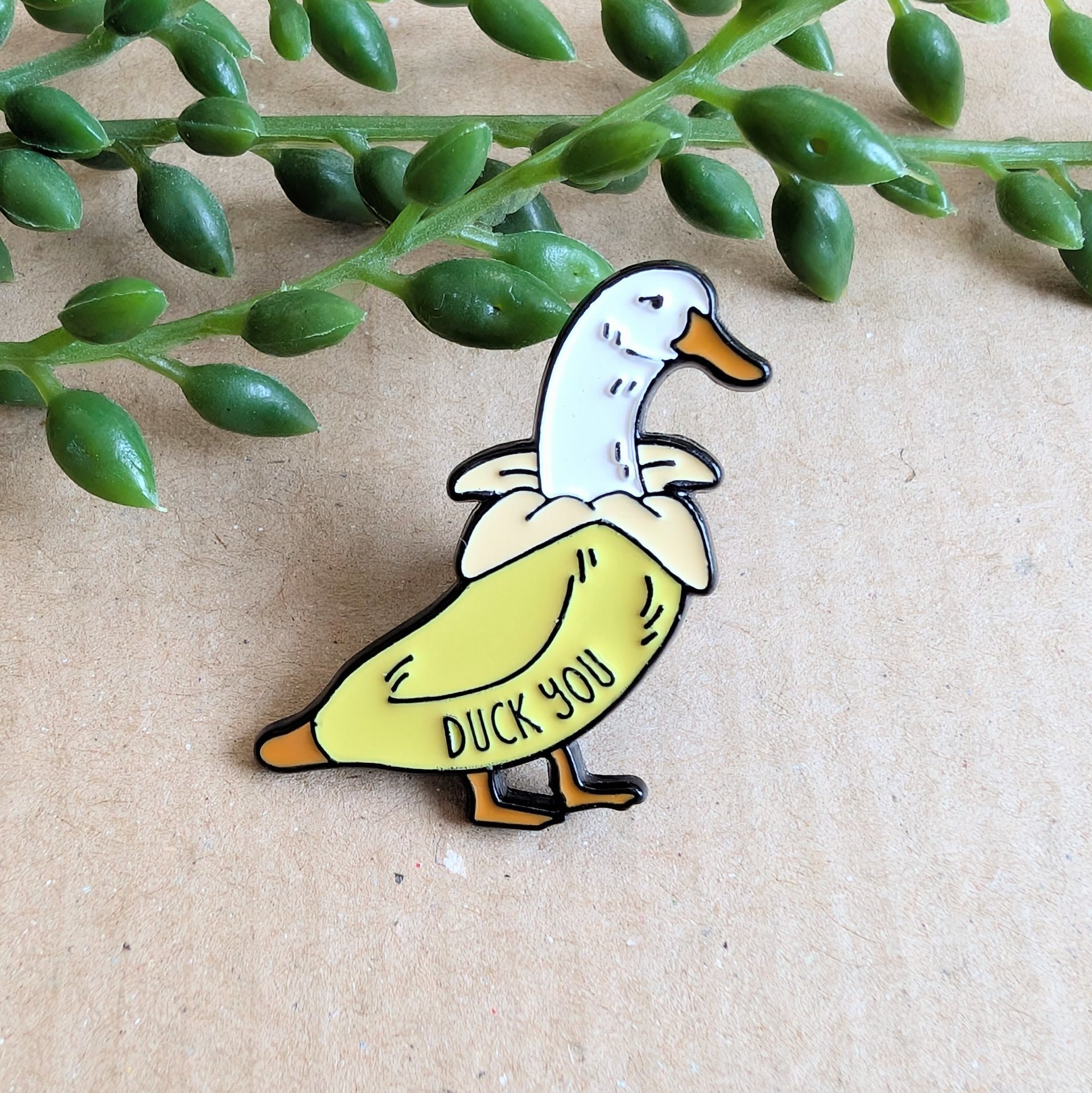 Duck You Enamel Pin Badge