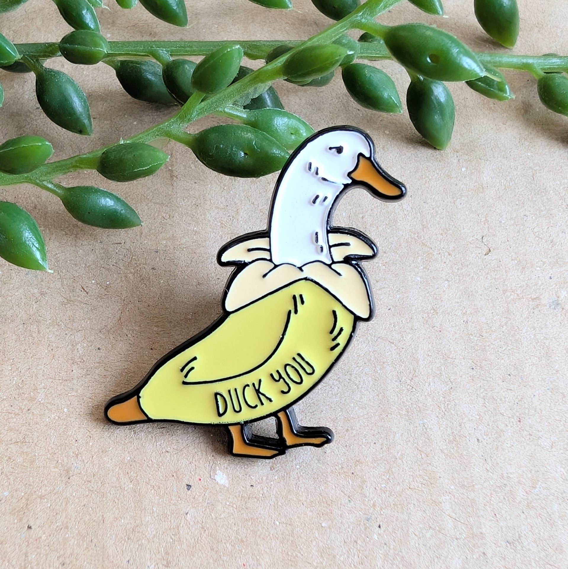 Duck You Enamel Pin Badge