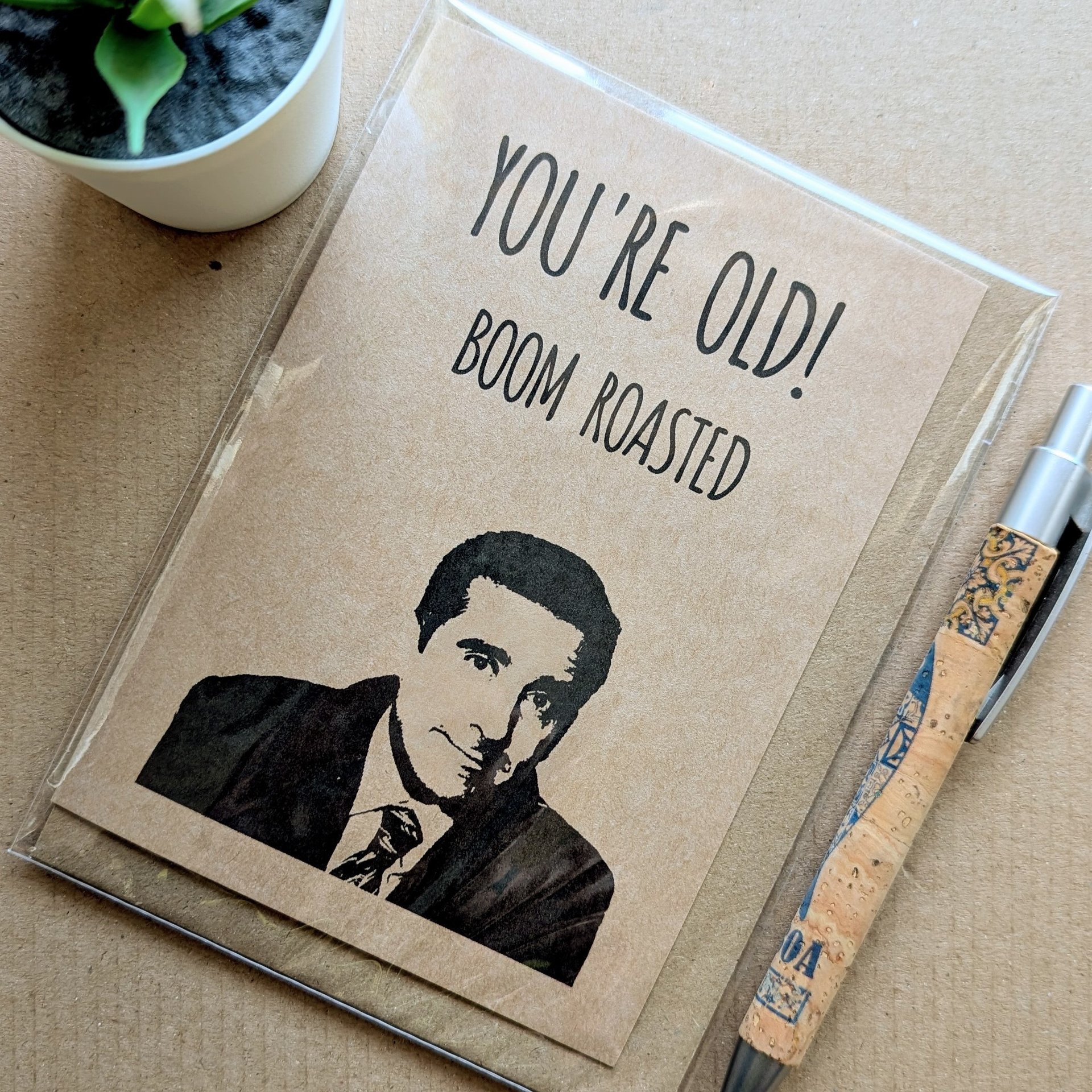 Funny The office Birthday Card - Boom Roasted!