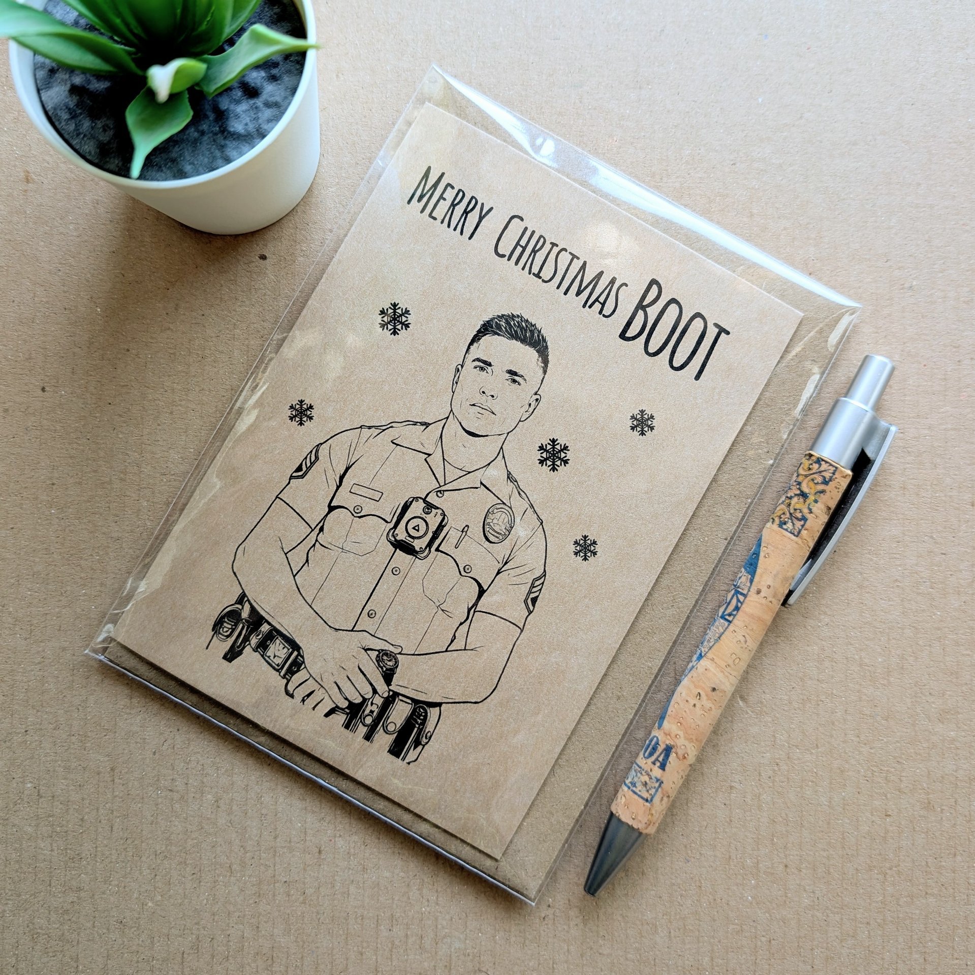 Funny The Rookie Christmas Card