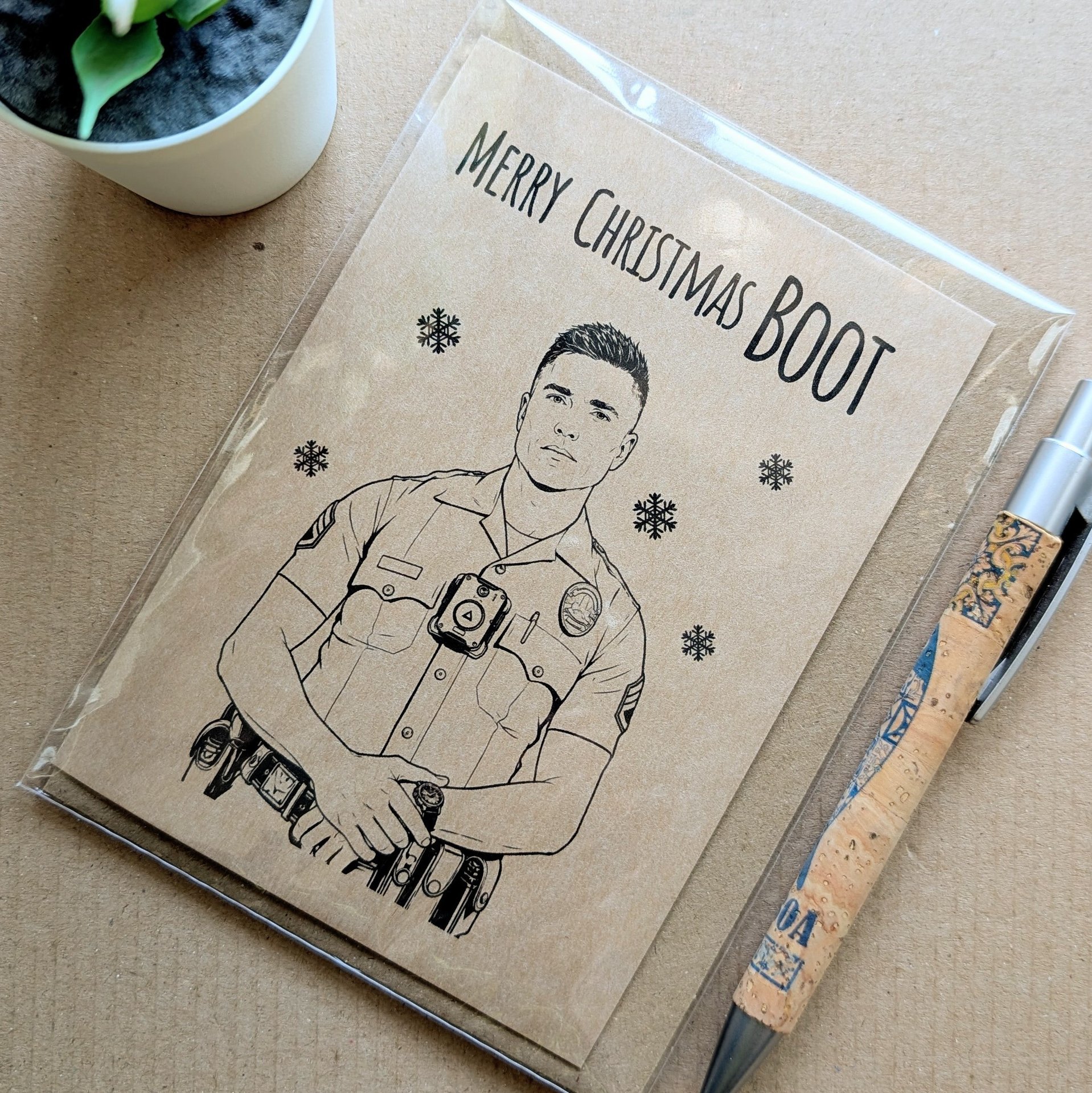 Funny The Rookie Christmas Card